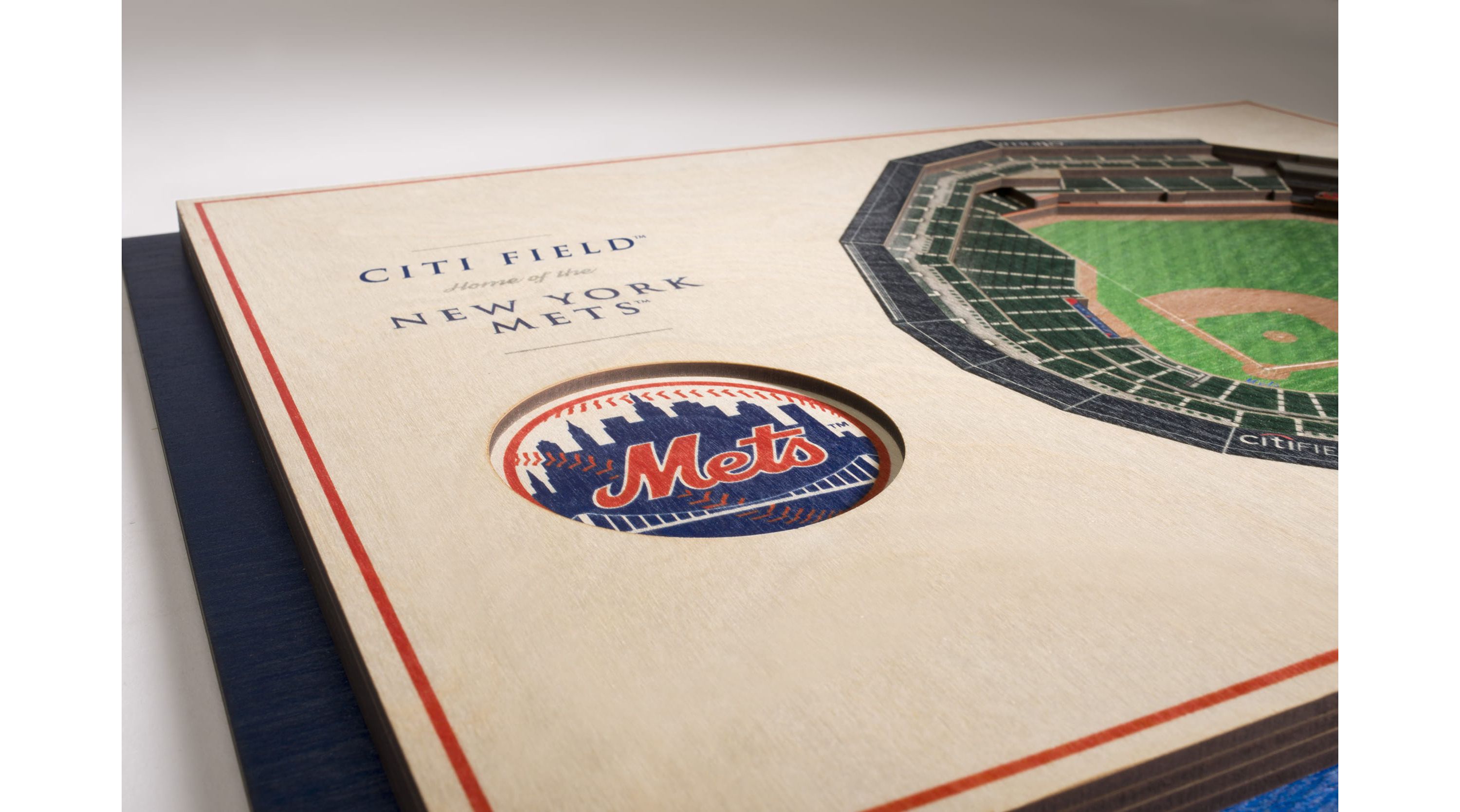 YouTheFan YouTheFan MLB New York Mets 5-Layer StadiumView 3D Wall Art ...