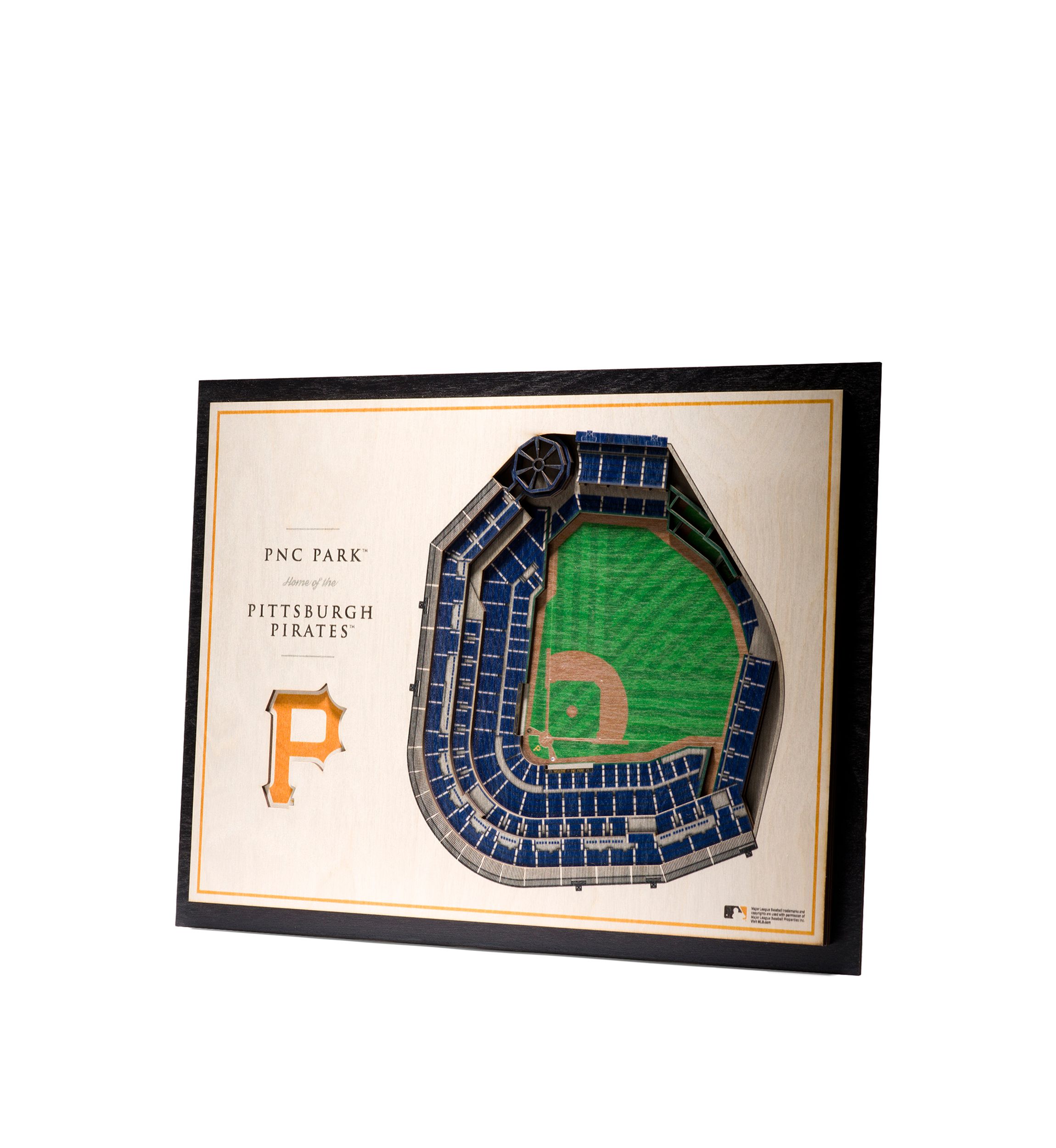 YouTheFan MLB Pittsburgh Pirates 5-Layer StadiumView 3D Wall Art - PNC Park