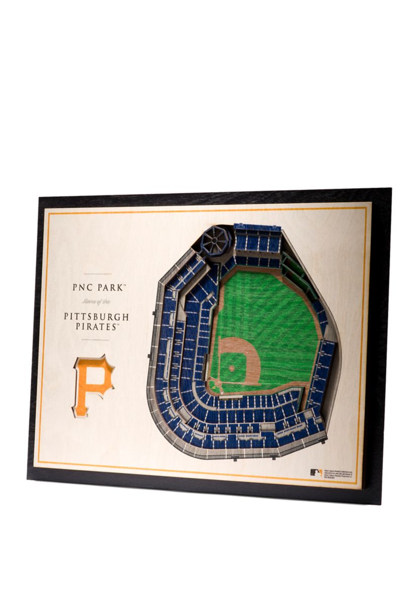 YouTheFan MLB Pittsburgh Pirates 5-Layer StadiumView 3D Wall Art - PNC Park