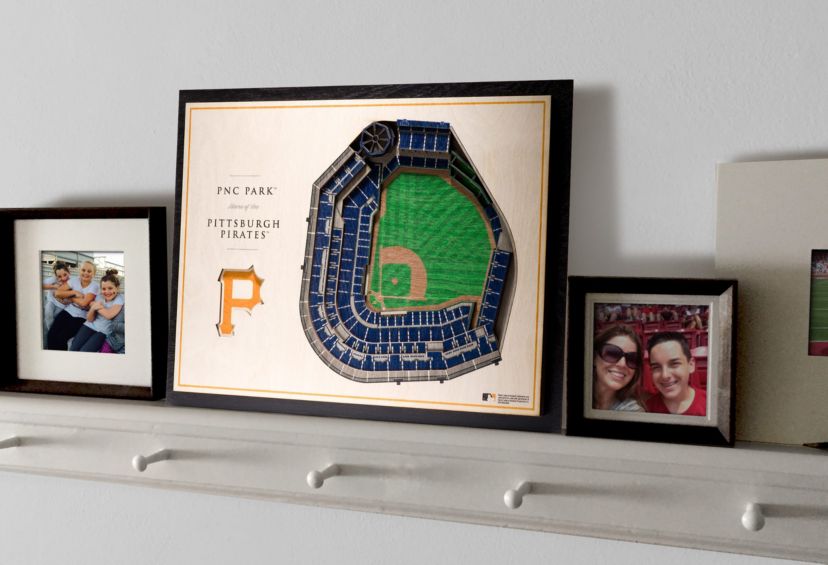 YouTheFan MLB Pittsburgh Pirates 5-Layer StadiumView 3D Wall Art - PNC Park