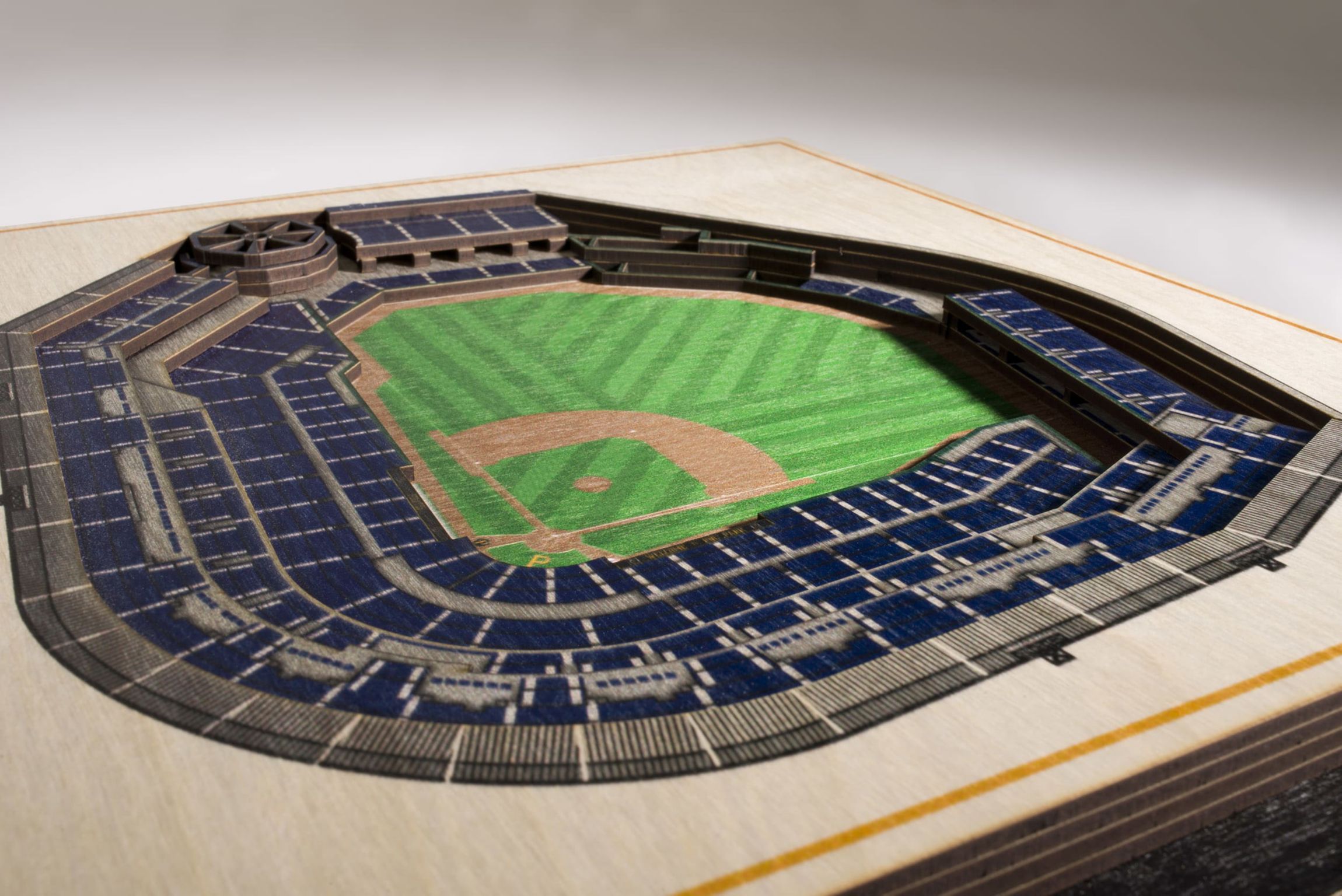 YouTheFan MLB Pittsburgh Pirates 5-Layer StadiumView 3D Wall Art - PNC Park
