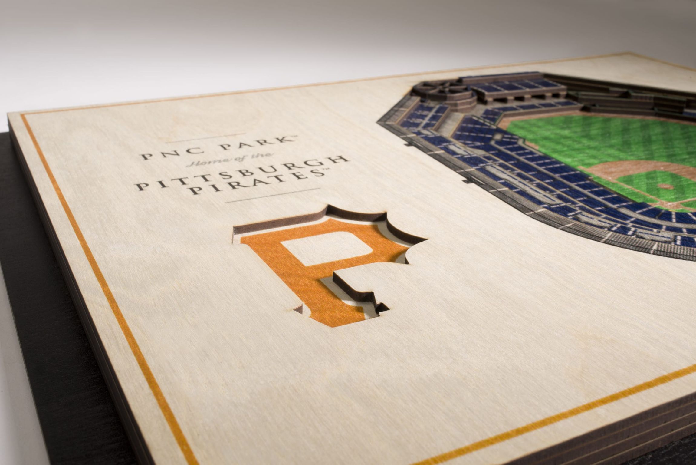 YouTheFan MLB Pittsburgh Pirates 5-Layer StadiumView 3D Wall Art - PNC Park