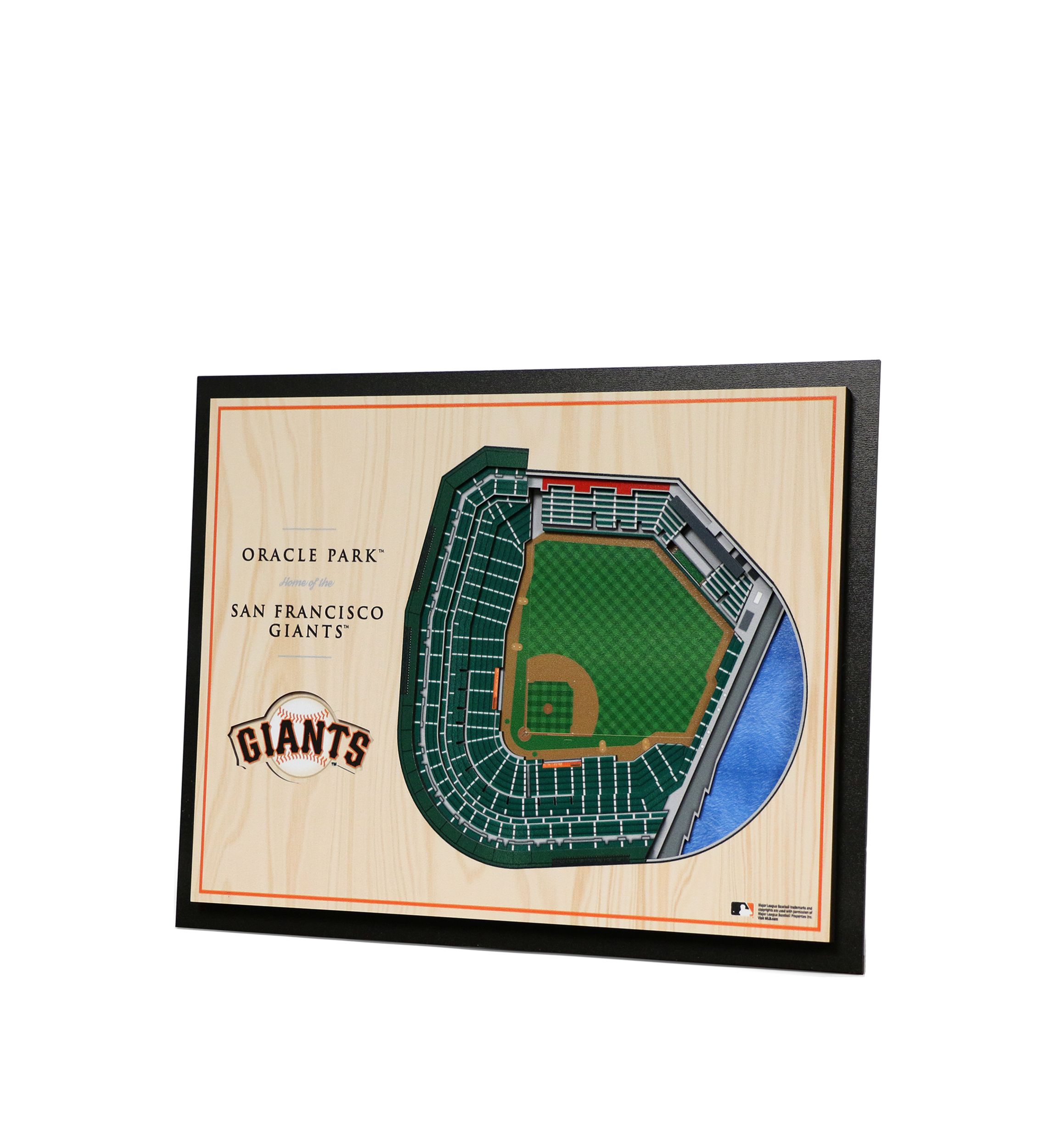 YouTheFan MLB San Francisco Giants 5-Layer StadiumView 3D Wall Art - Oracle Park