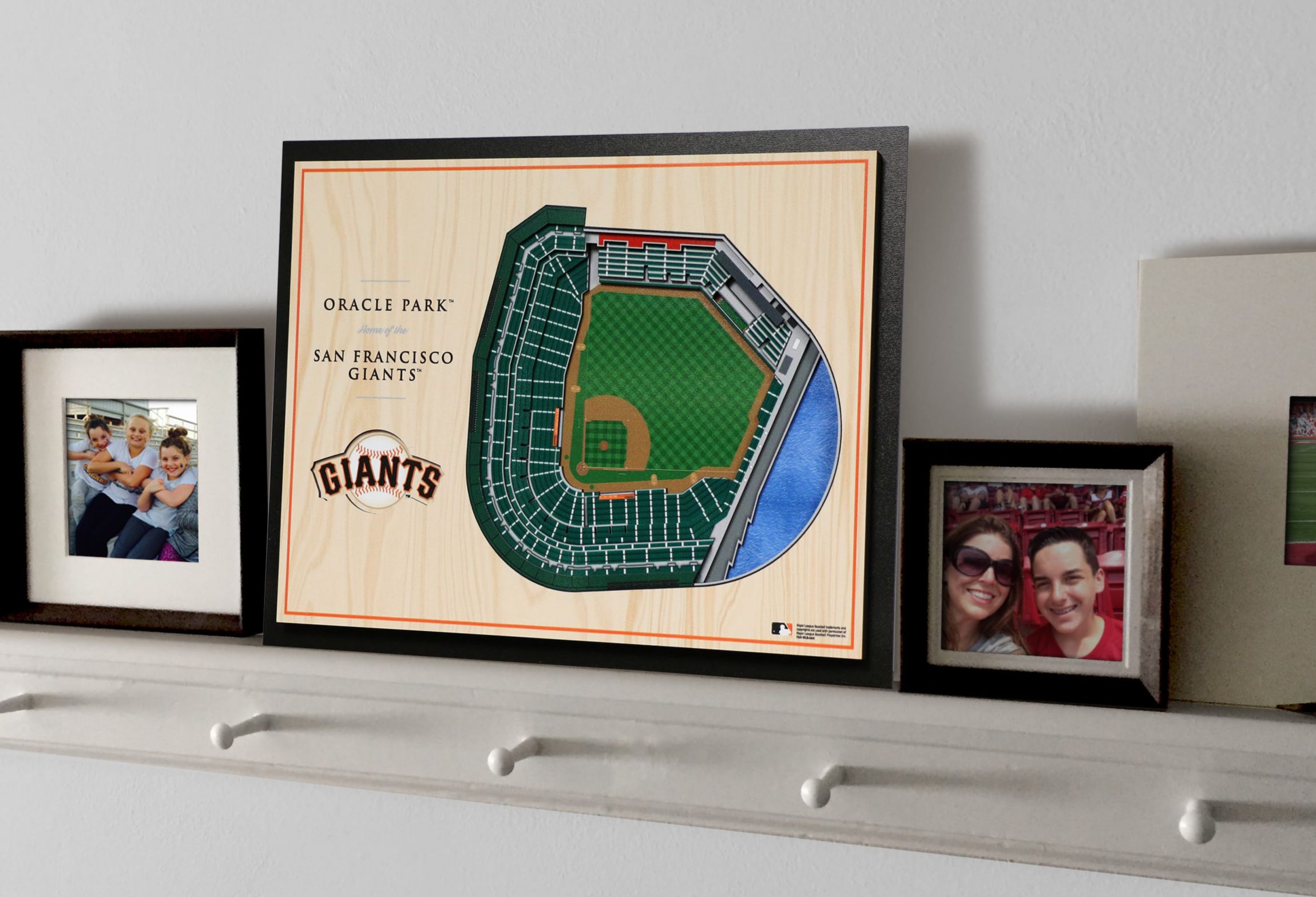 YouTheFan MLB San Francisco Giants 5-Layer StadiumView 3D Wall Art - Oracle Park