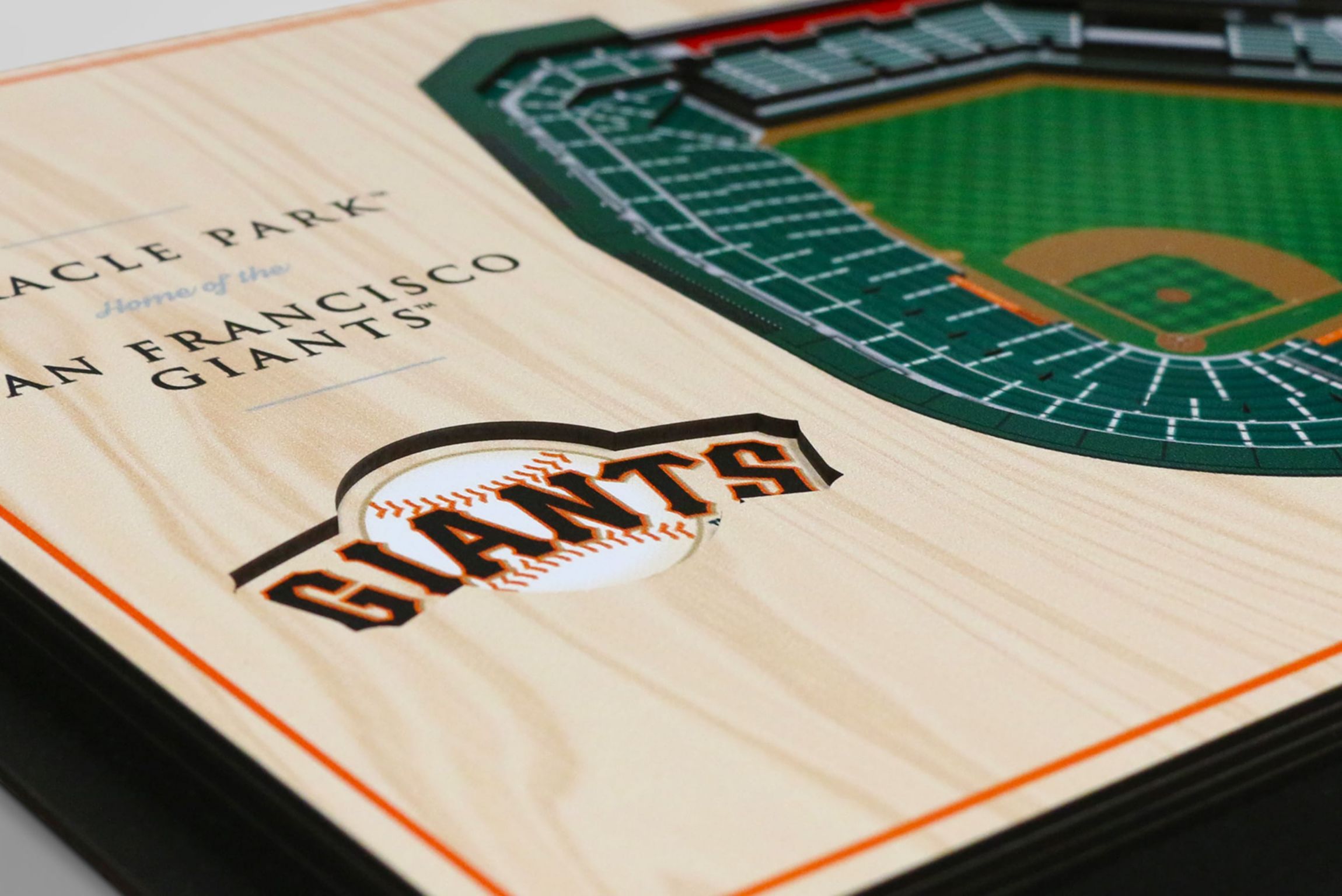 YouTheFan MLB San Francisco Giants 5-Layer StadiumView 3D Wall Art - Oracle Park