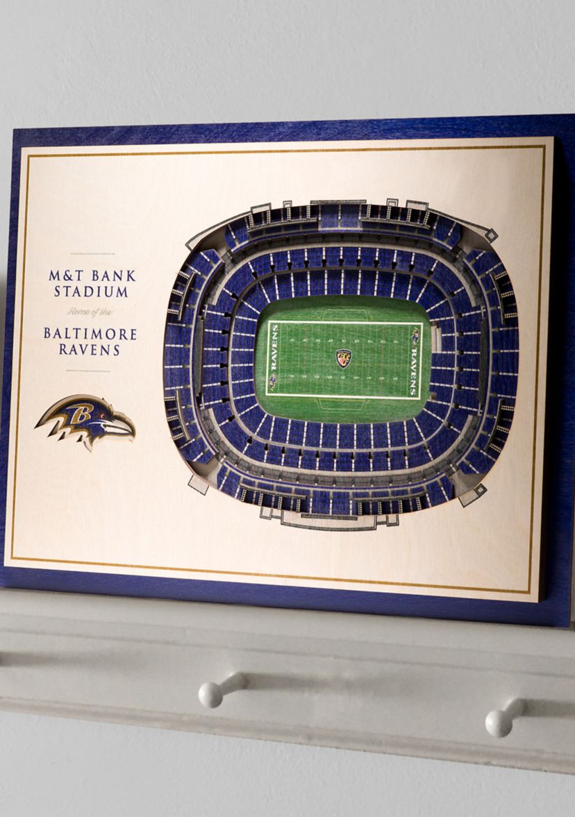 YouTheFan NFL Baltimore Ravens 5-Layer StadiumView 3D Wall Art - M&T Bank Stadium