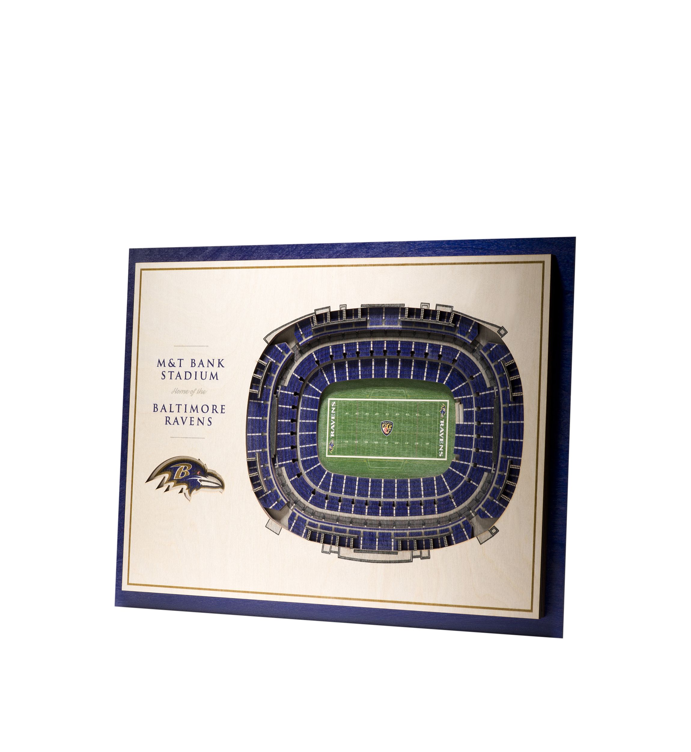 YouTheFan NFL Baltimore Ravens 5-Layer StadiumView 3D Wall Art - M&T Bank Stadium