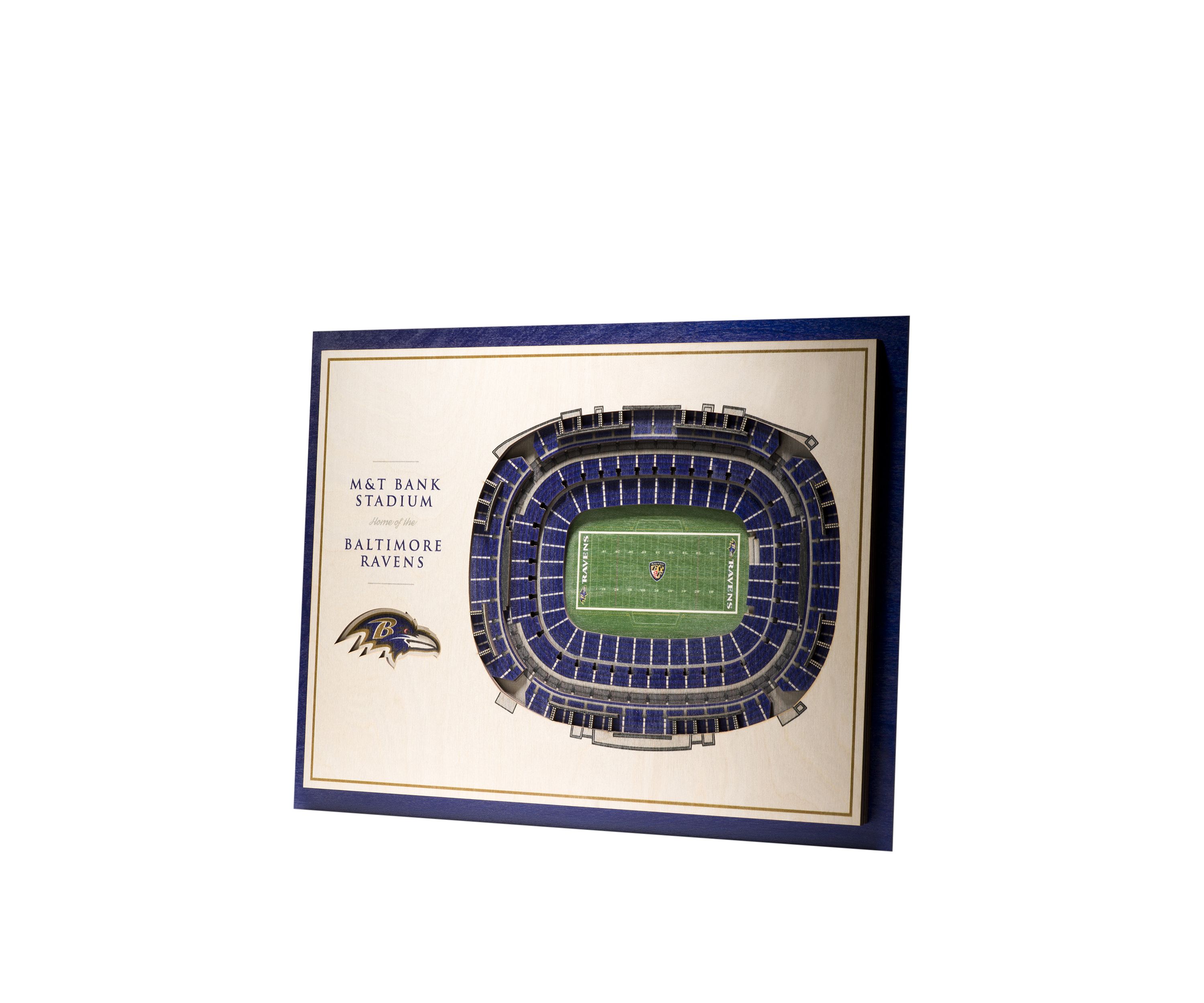 YouTheFan NFL Baltimore Ravens 5-Layer StadiumView 3D Wall Art - M&T Bank Stadium