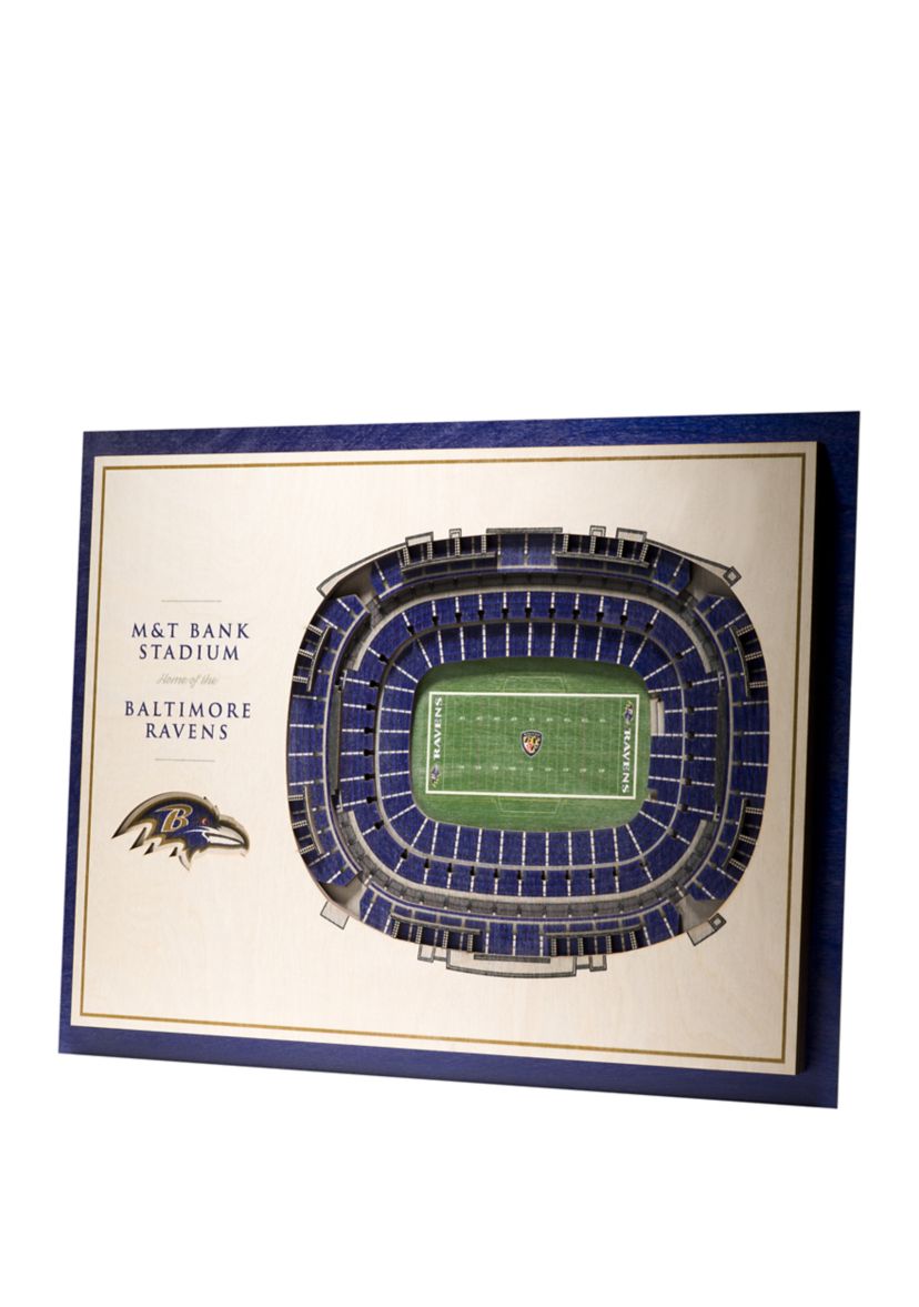 YouTheFan NFL Baltimore Ravens 5-Layer StadiumView 3D Wall Art - M&T Bank Stadium