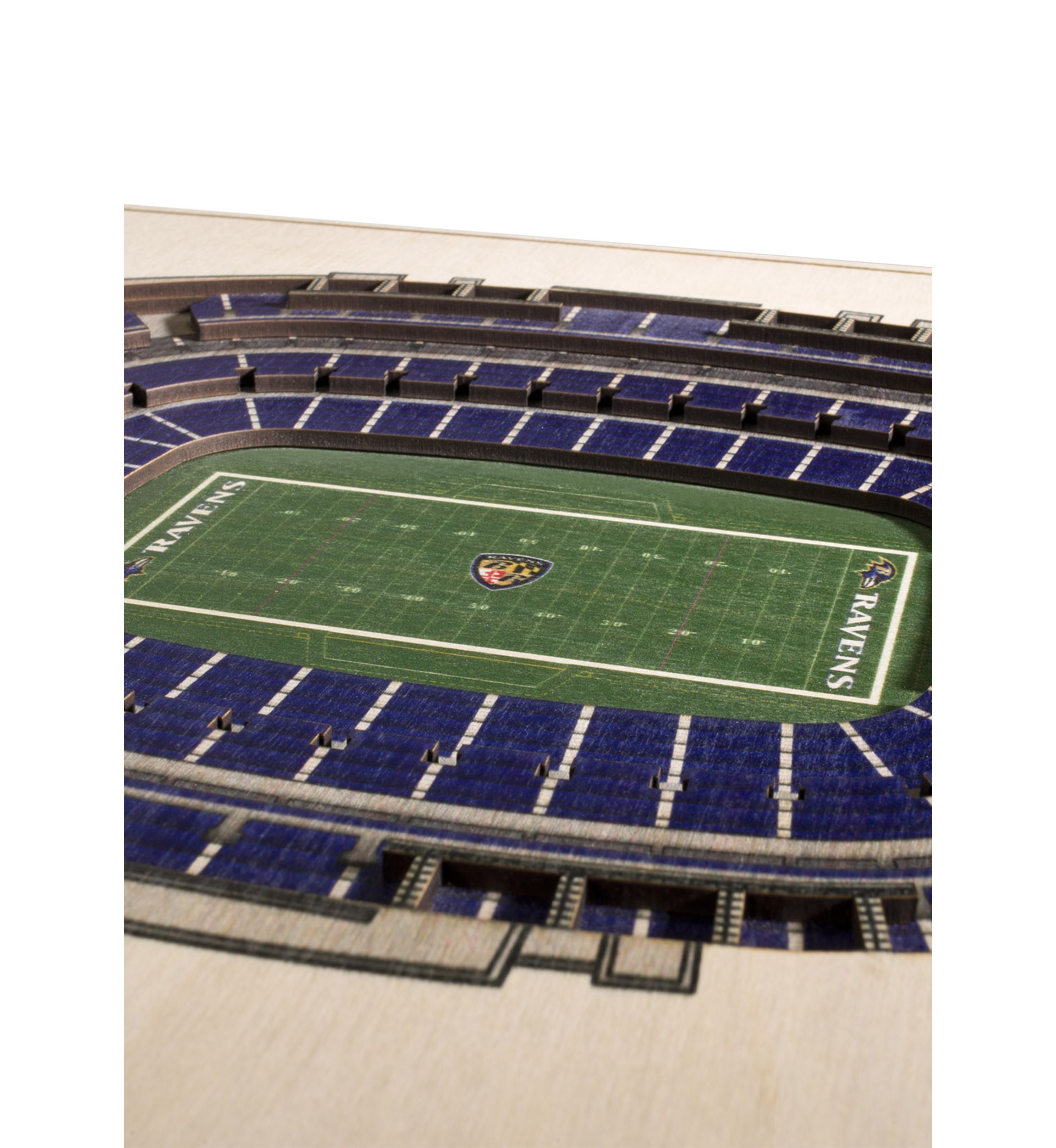 YouTheFan NFL Baltimore Ravens 5-Layer StadiumView 3D Wall Art - M&T Bank Stadium