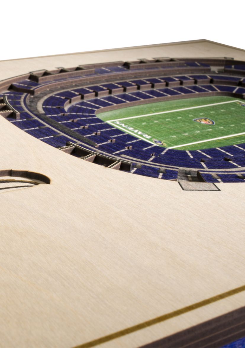 YouTheFan NFL Baltimore Ravens 5-Layer StadiumView 3D Wall Art - M&T Bank Stadium