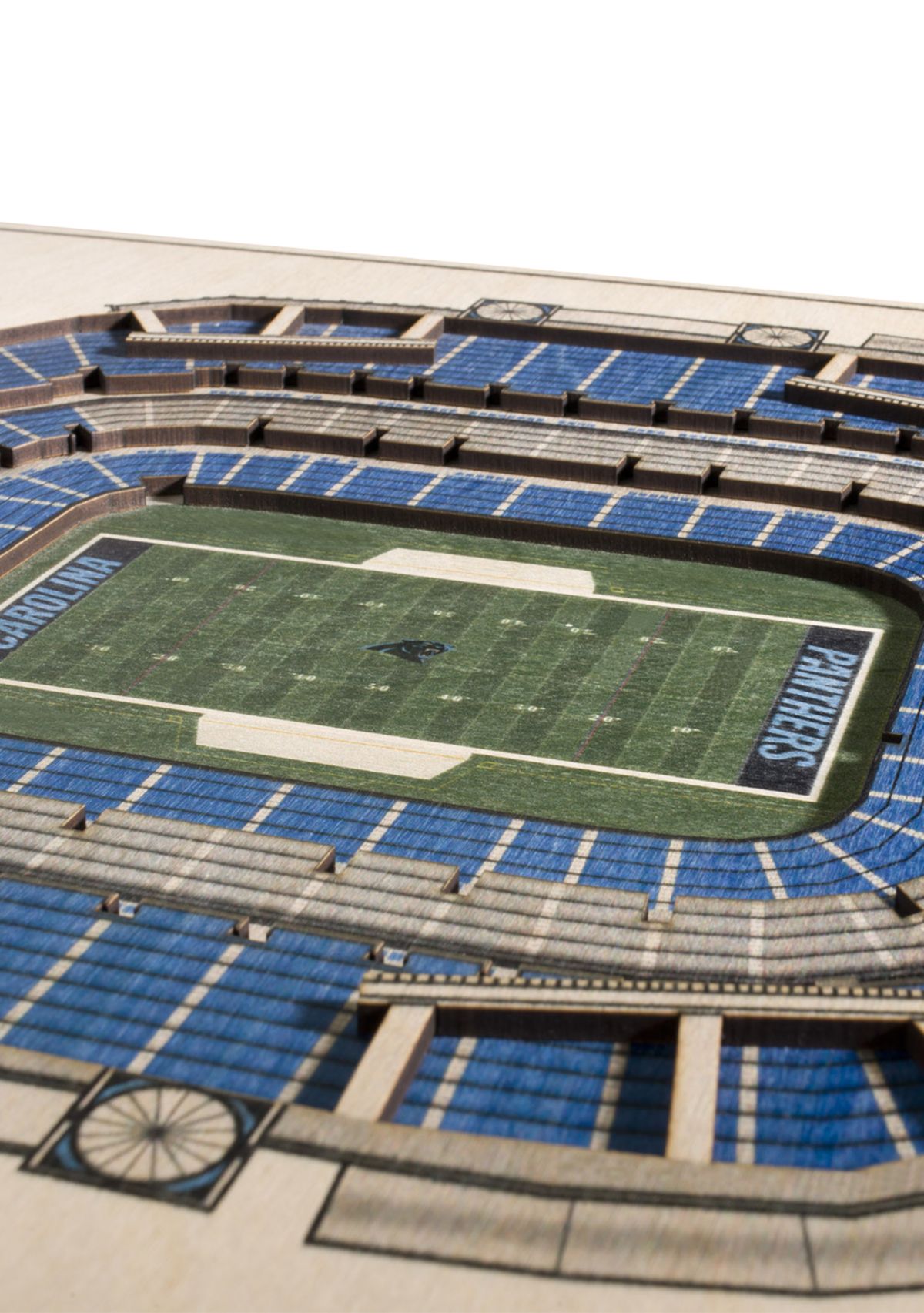 YouTheFan NFL Carolina Panthers 5-Layer StadiumView 3D Wall Art - Bank of America Stadium