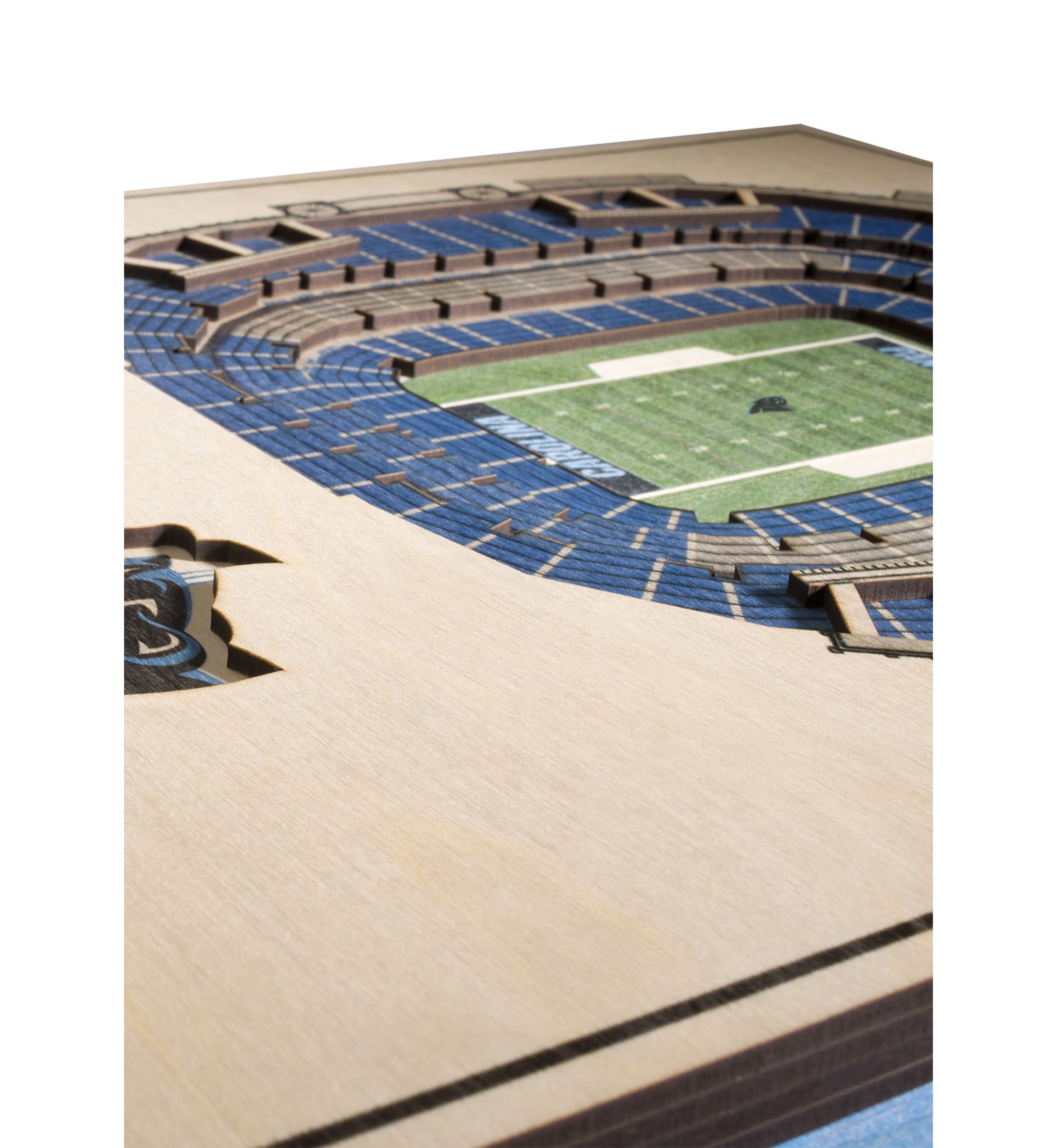 YouTheFan NFL Carolina Panthers 5-Layer StadiumView 3D Wall Art - Bank of America Stadium