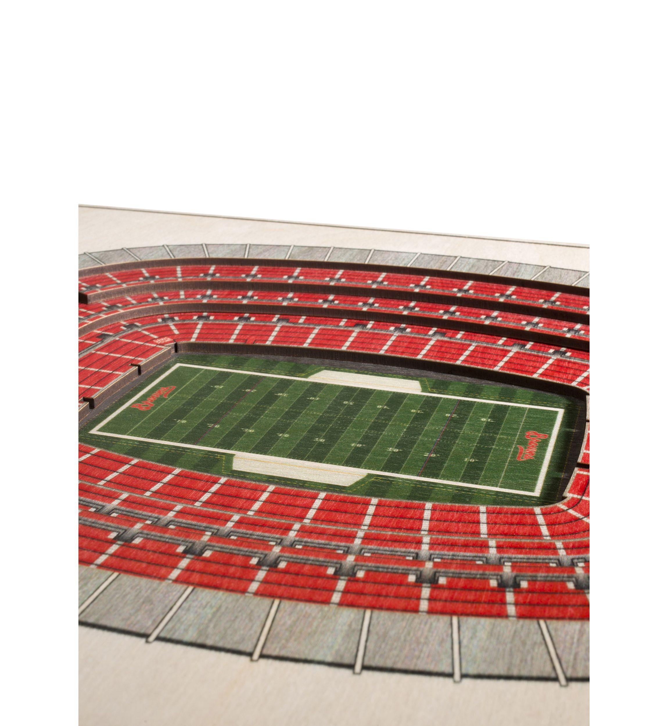 YouTheFan NFL Cleveland Browns 5-Layer StadiumView 3D Wall Art - FirstEnergy Stadium