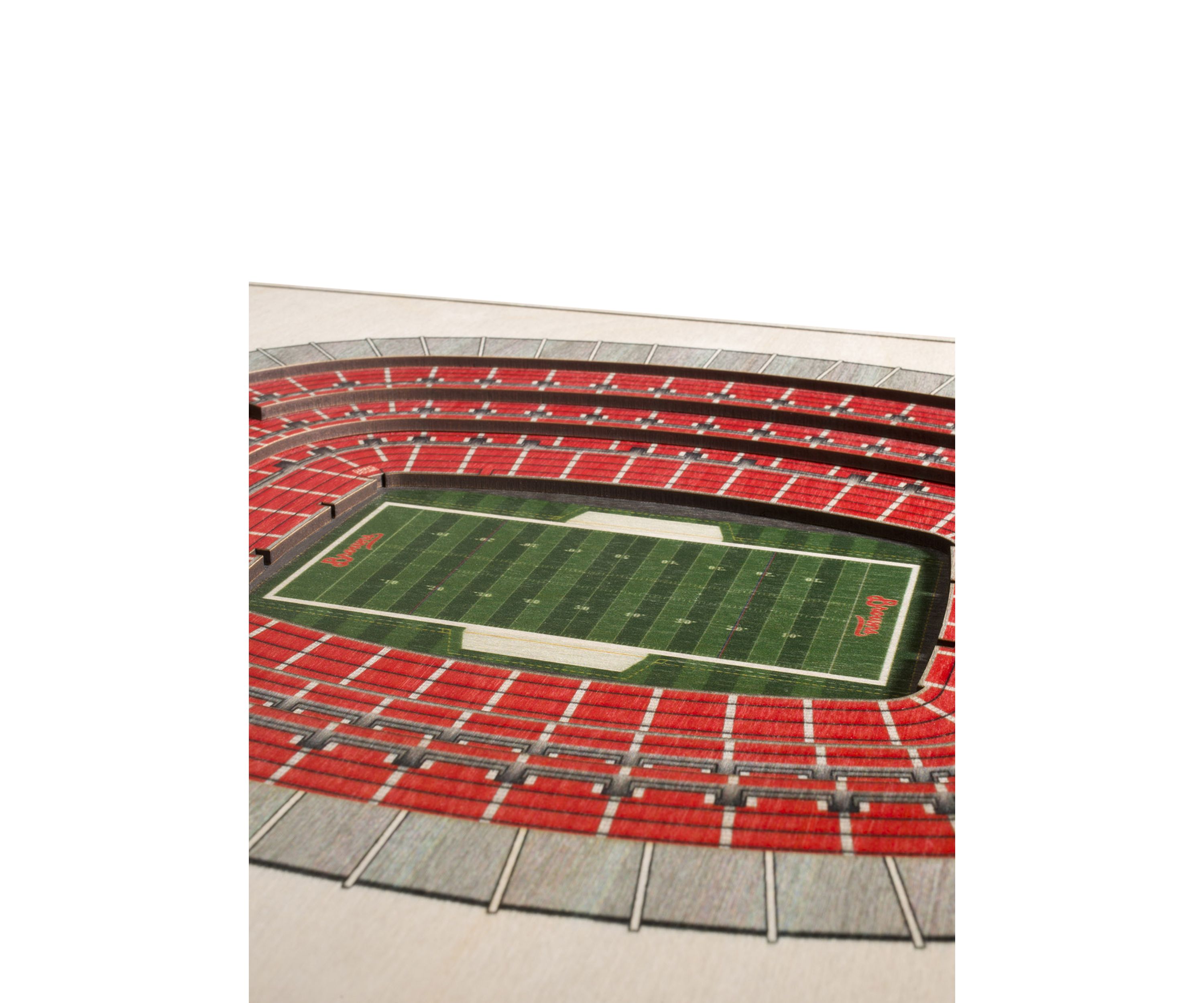 YouTheFan NFL Cleveland Browns 5-Layer StadiumView 3D Wall Art - FirstEnergy Stadium