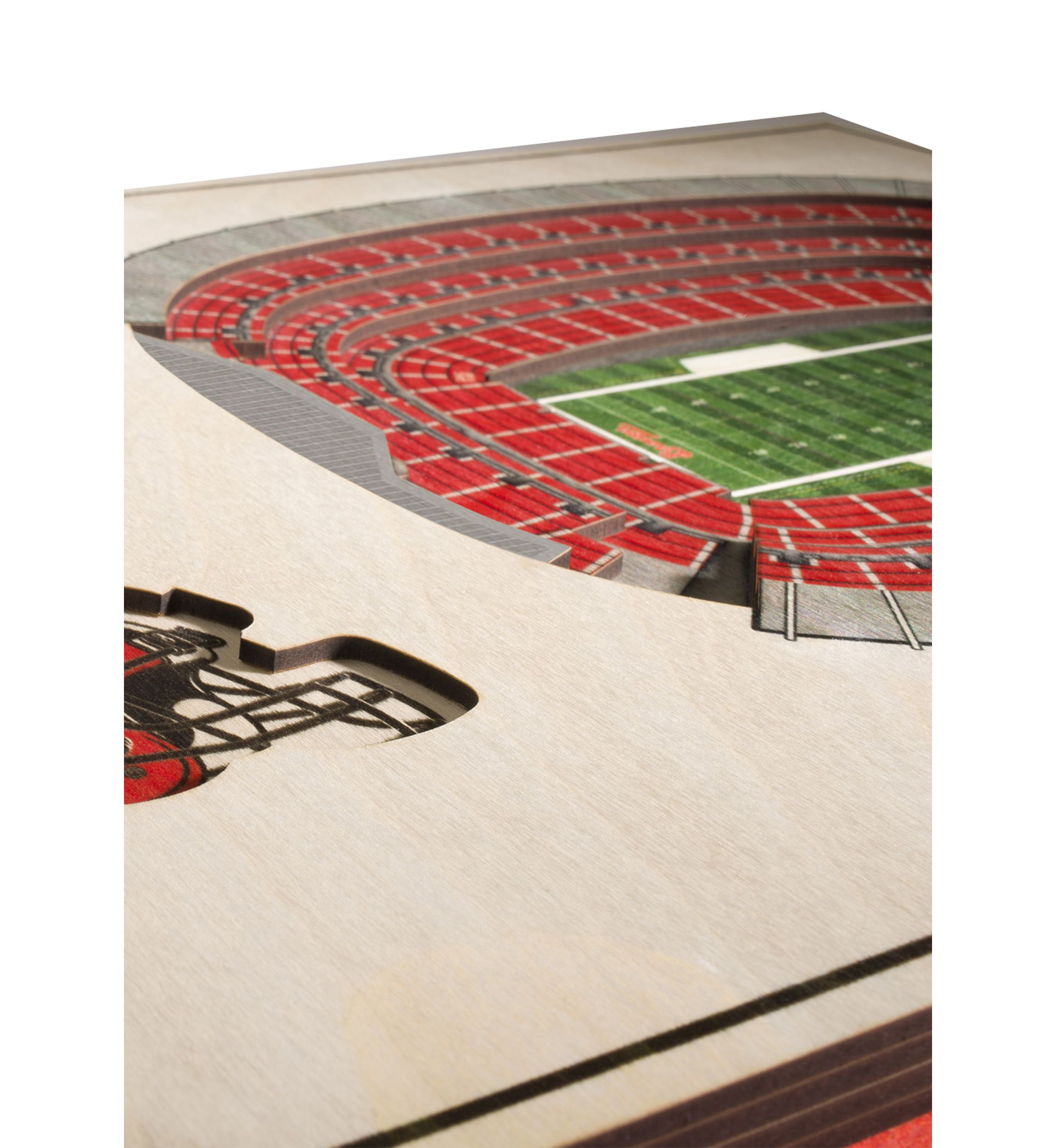 YouTheFan NFL Cleveland Browns 5-Layer StadiumView 3D Wall Art - FirstEnergy Stadium