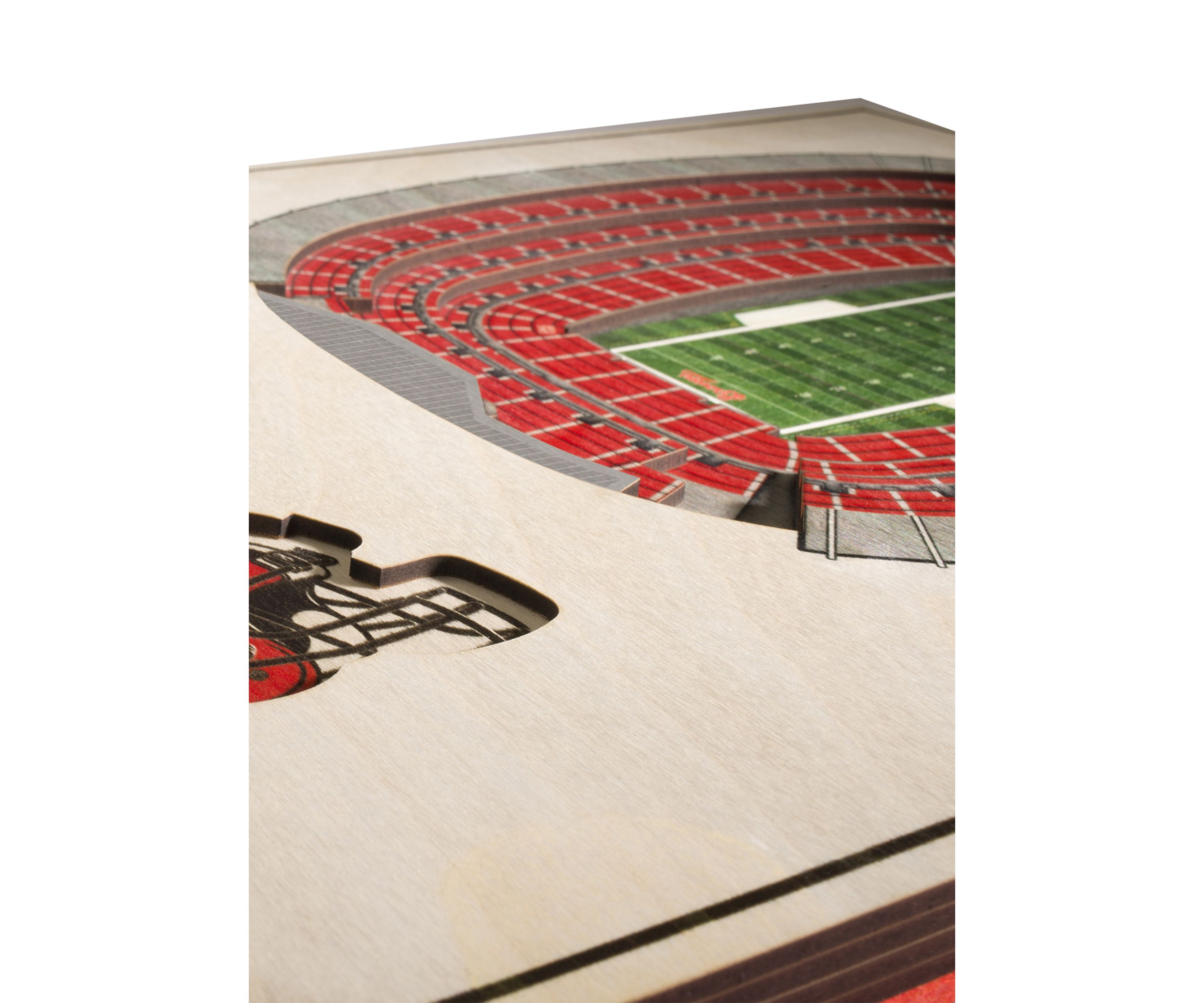 YouTheFan NFL Cleveland Browns 5-Layer StadiumView 3D Wall Art - FirstEnergy Stadium