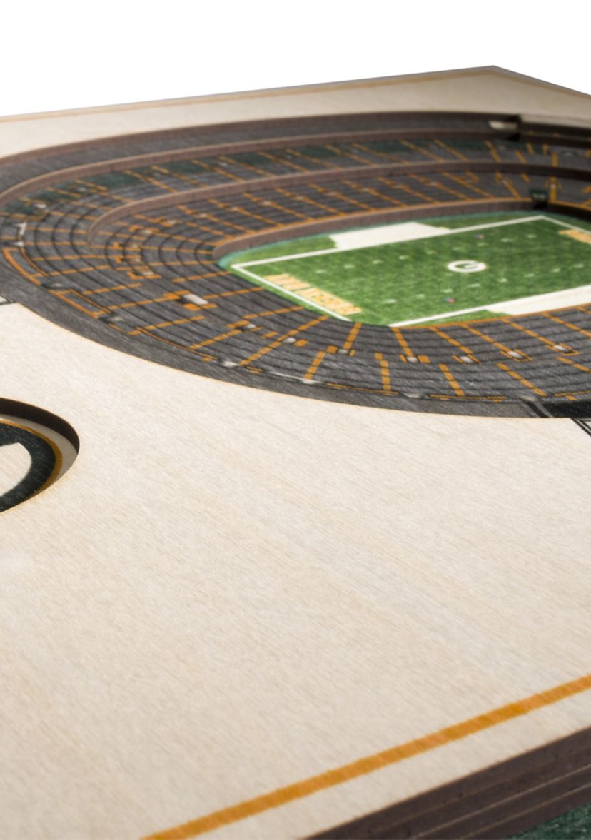 YouTheFan NFL Green Bay Packers 5-Layer StadiumView 3D Wall Art - Lambeau Field