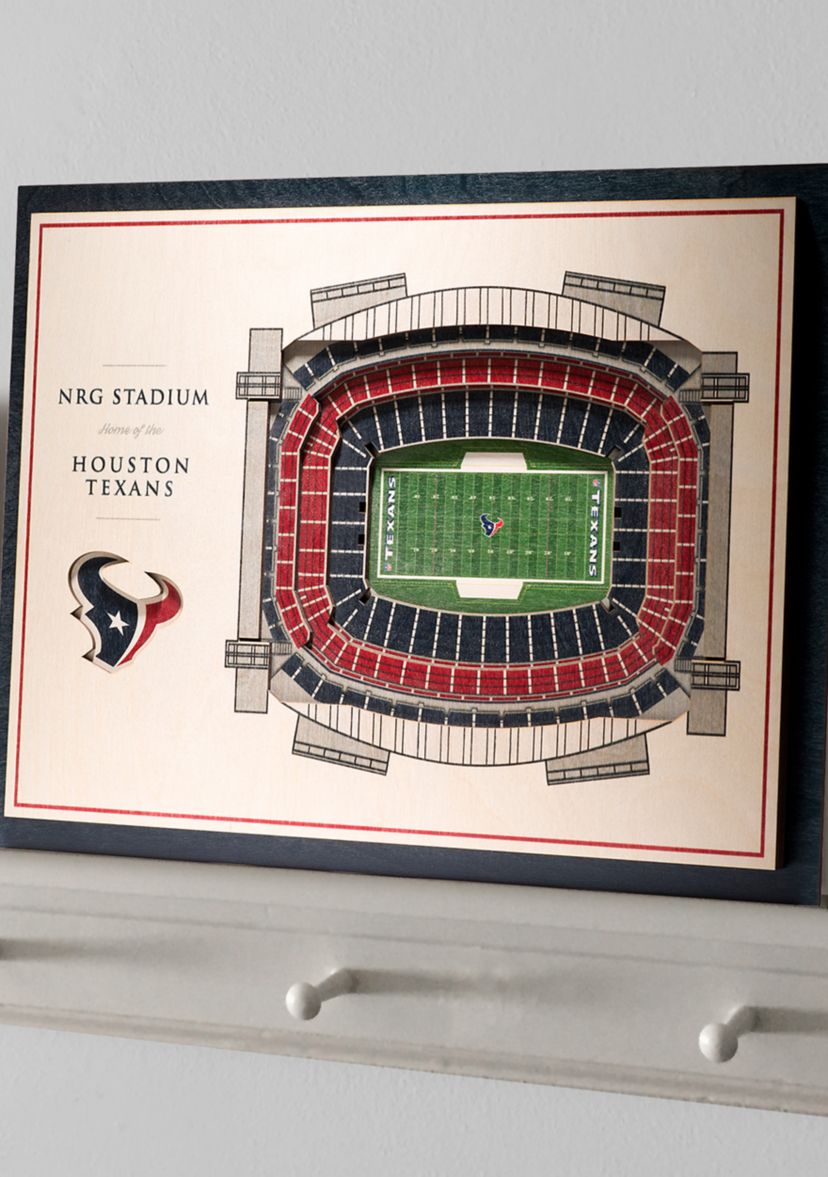 YouTheFan NFL Houston Texans 5-Layer StadiumView 3D Wall Art - NRG Stadium