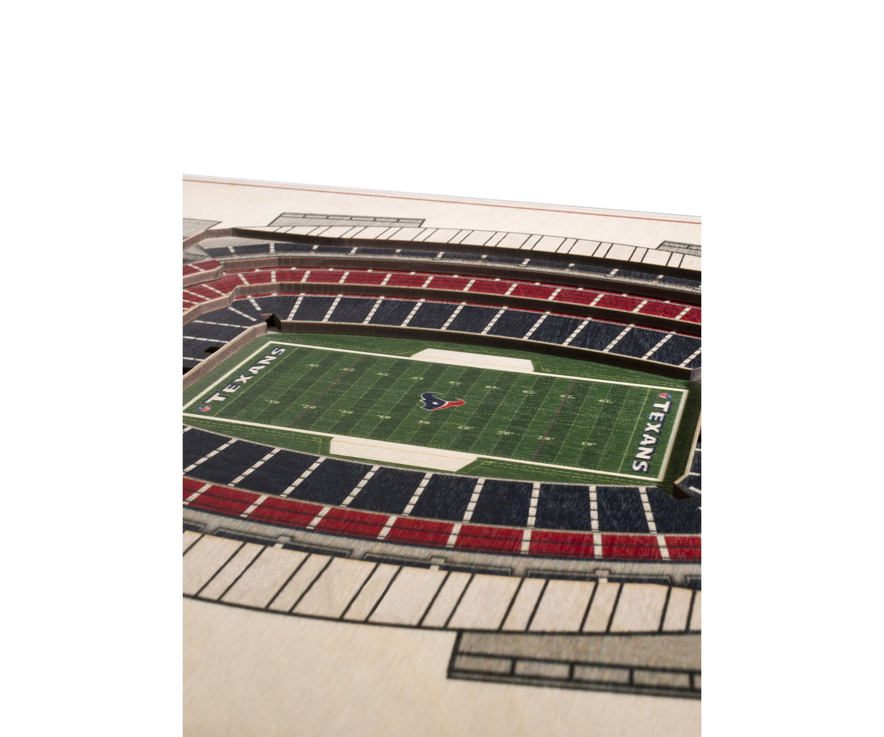 YouTheFan NFL Houston Texans 5-Layer StadiumView 3D Wall Art - NRG Stadium