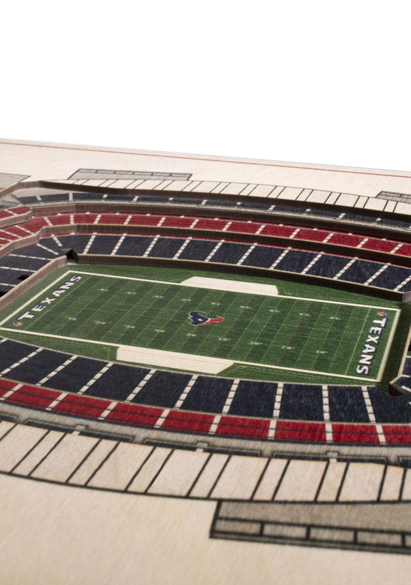 YouTheFan NFL Houston Texans 5-Layer StadiumView 3D Wall Art - NRG Stadium