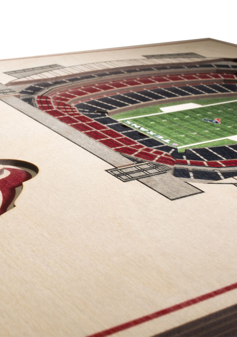 YouTheFan NFL Houston Texans 5-Layer StadiumView 3D Wall Art - NRG Stadium