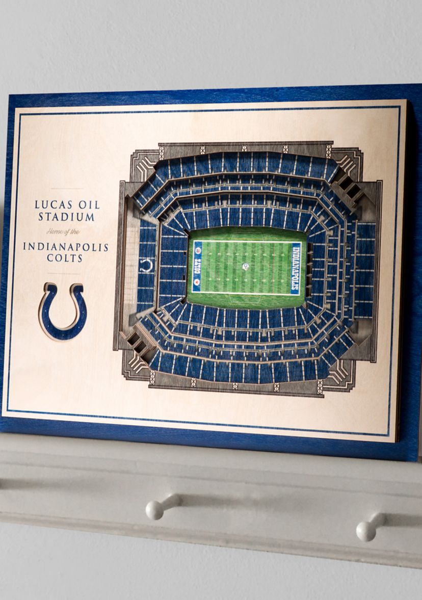 YouTheFan NFL Indianapolis Colts 5-Layer StadiumView 3D Wall Art - Lucas Oil Stadium