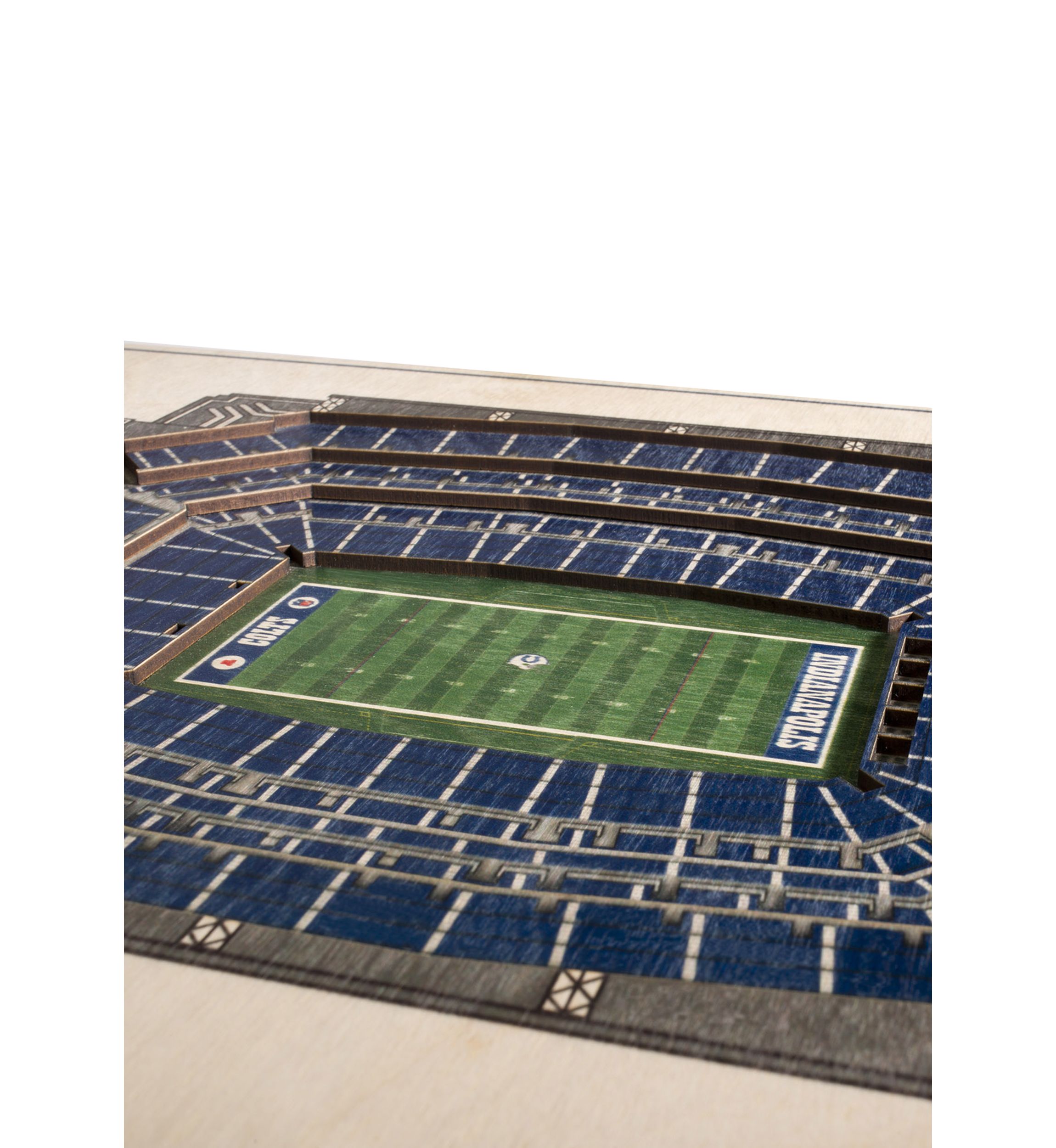 YouTheFan NFL Indianapolis Colts 5-Layer StadiumView 3D Wall Art - Lucas Oil Stadium
