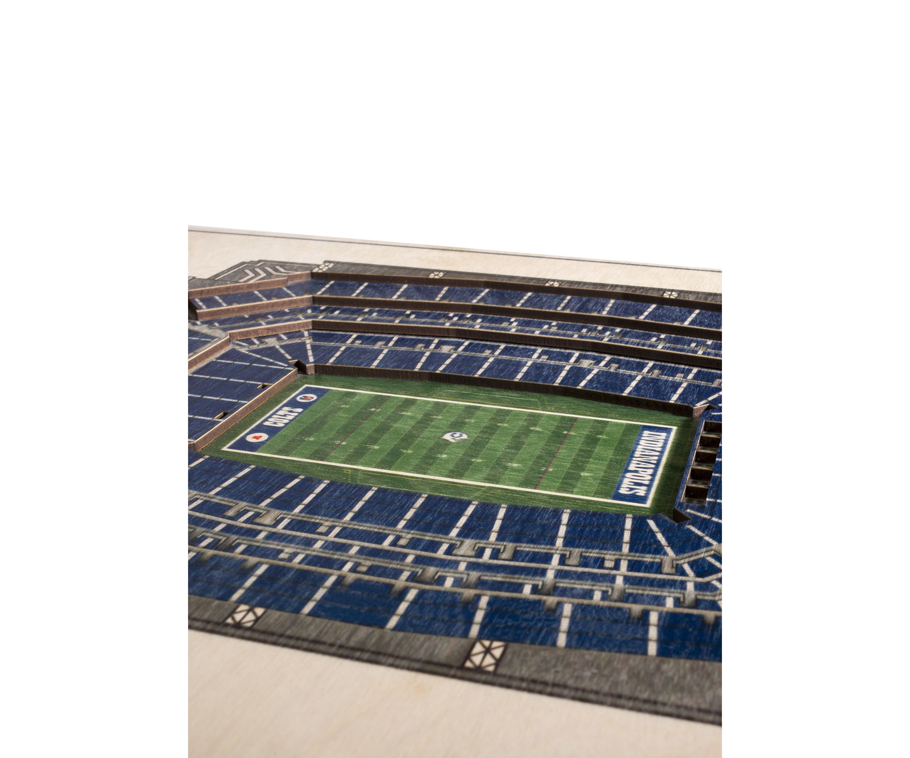 YouTheFan NFL Indianapolis Colts 5-Layer StadiumView 3D Wall Art - Lucas Oil Stadium