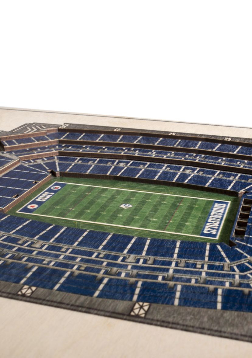 YouTheFan NFL Indianapolis Colts 5-Layer StadiumView 3D Wall Art - Lucas Oil Stadium