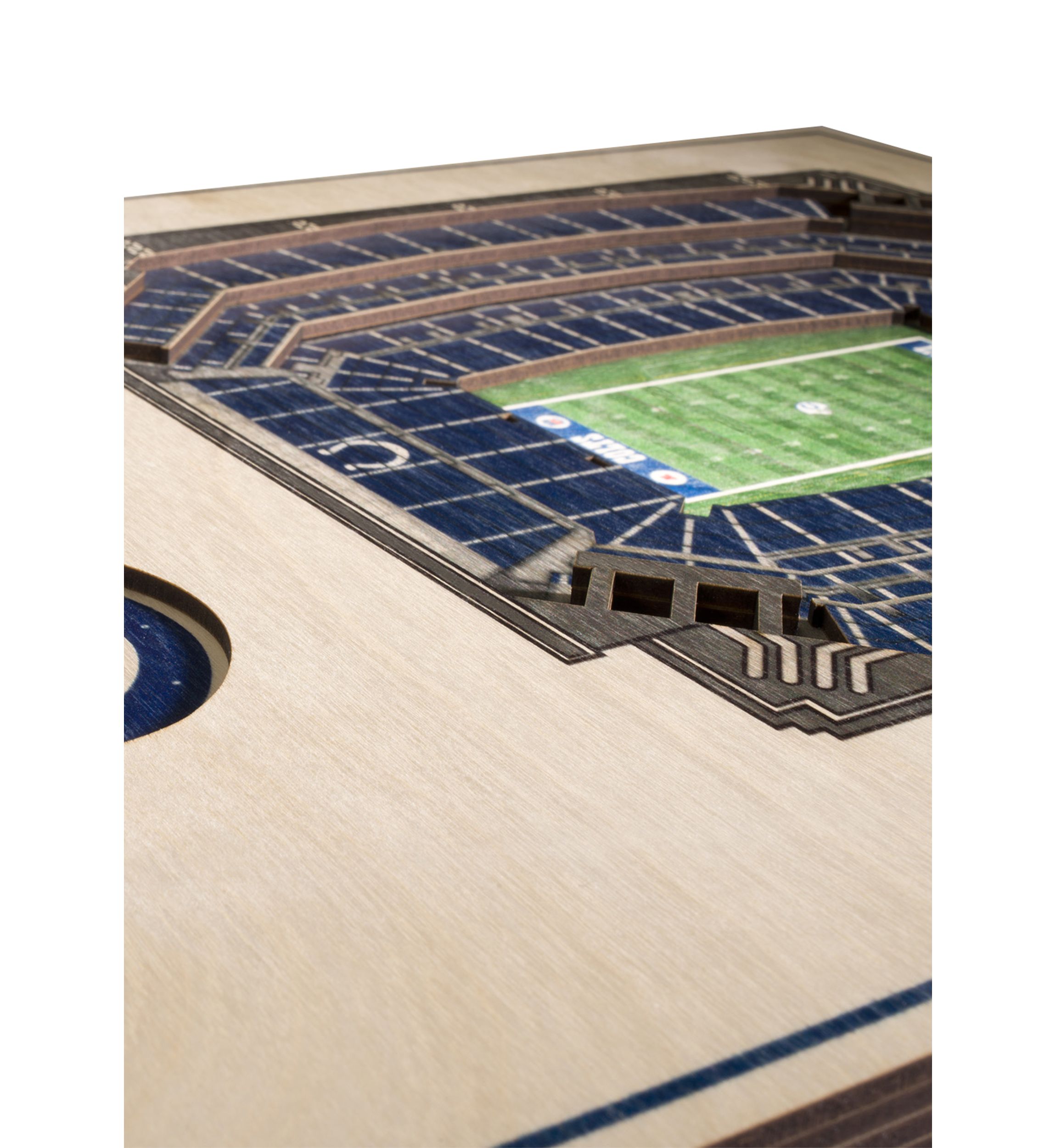YouTheFan NFL Indianapolis Colts 5-Layer StadiumView 3D Wall Art - Lucas Oil Stadium