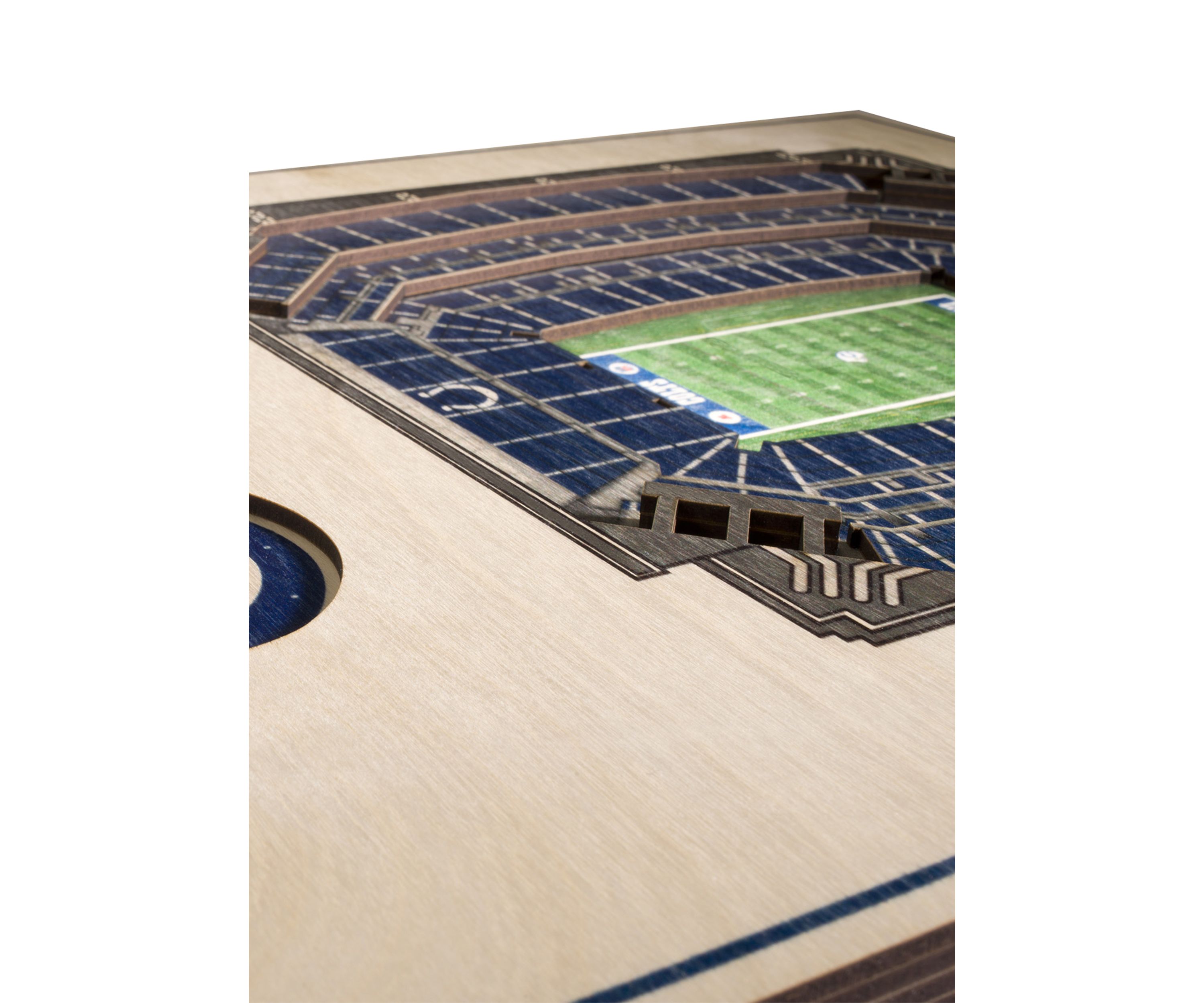 YouTheFan NFL Indianapolis Colts 5-Layer StadiumView 3D Wall Art - Lucas Oil Stadium