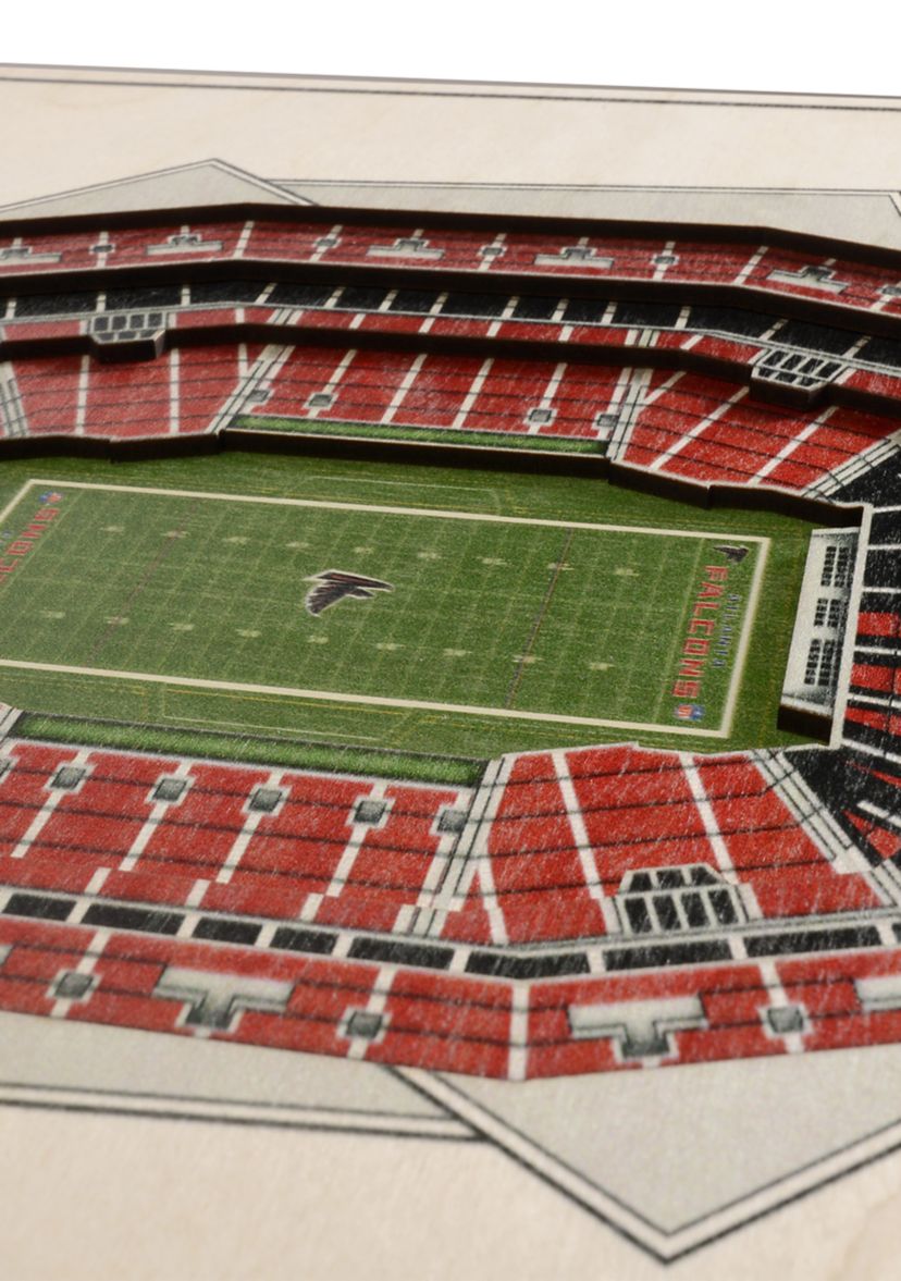 YouTheFan NFL Atlanta Falcons 5-Layer StadiumView 3D Wall Art - Mercedes-Benz Stadium