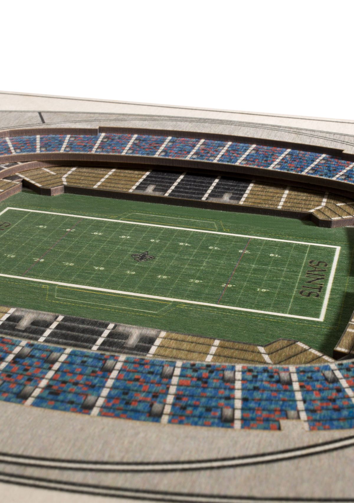 YouTheFan NFL New Orleans Saints 5-Layer StadiumView 3D Wall Art - Mercedes-Benz Superdome