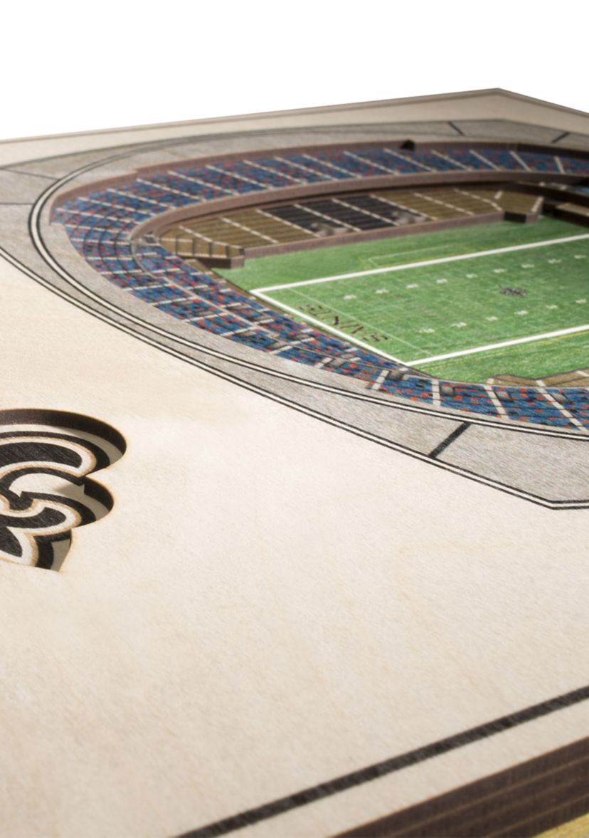 YouTheFan NFL New Orleans Saints 5-Layer StadiumView 3D Wall Art - Mercedes-Benz Superdome