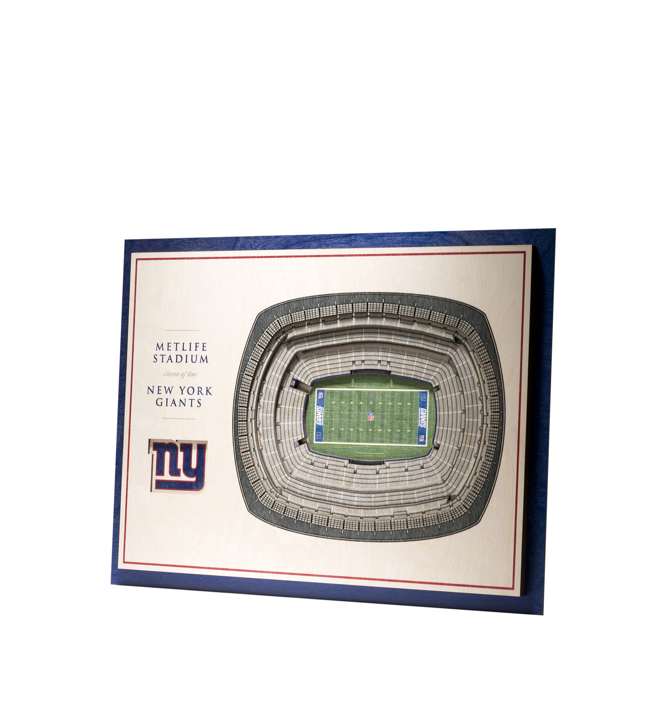 YouTheFan NFL New York Giants 5-Layer StadiumView 3D Wall Art - MetLife Stadium