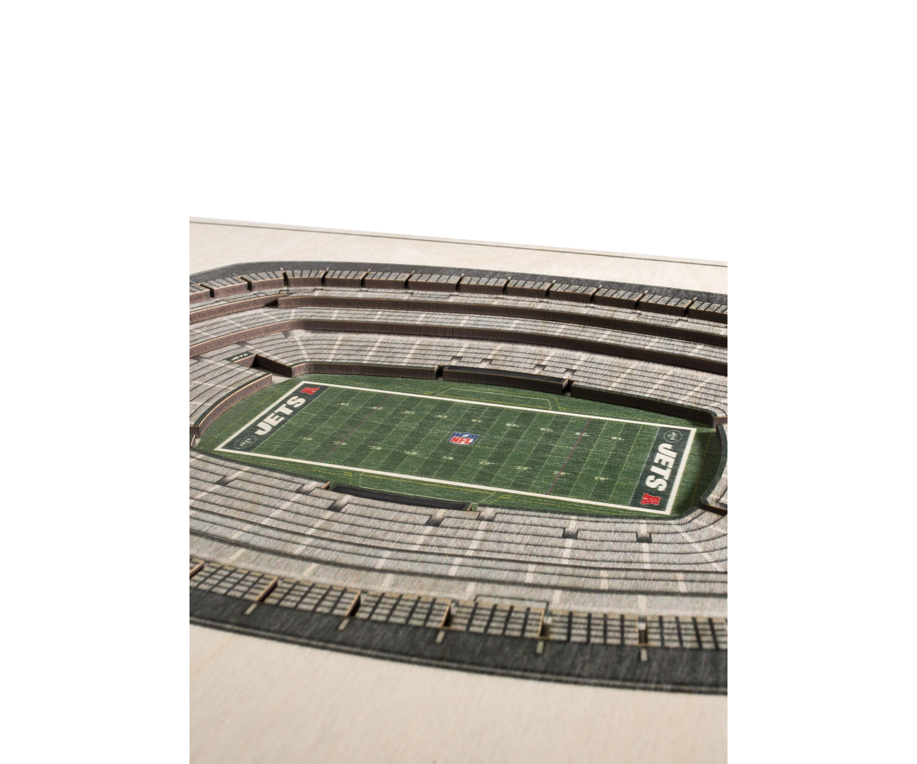 YouTheFan NFL New York Jets 5-Layer StadiumView 3D Wall Art - MetLife Stadium