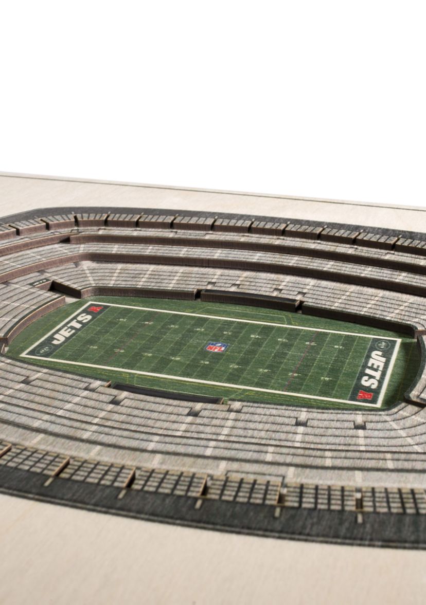 YouTheFan NFL New York Jets 5-Layer StadiumView 3D Wall Art - MetLife Stadium