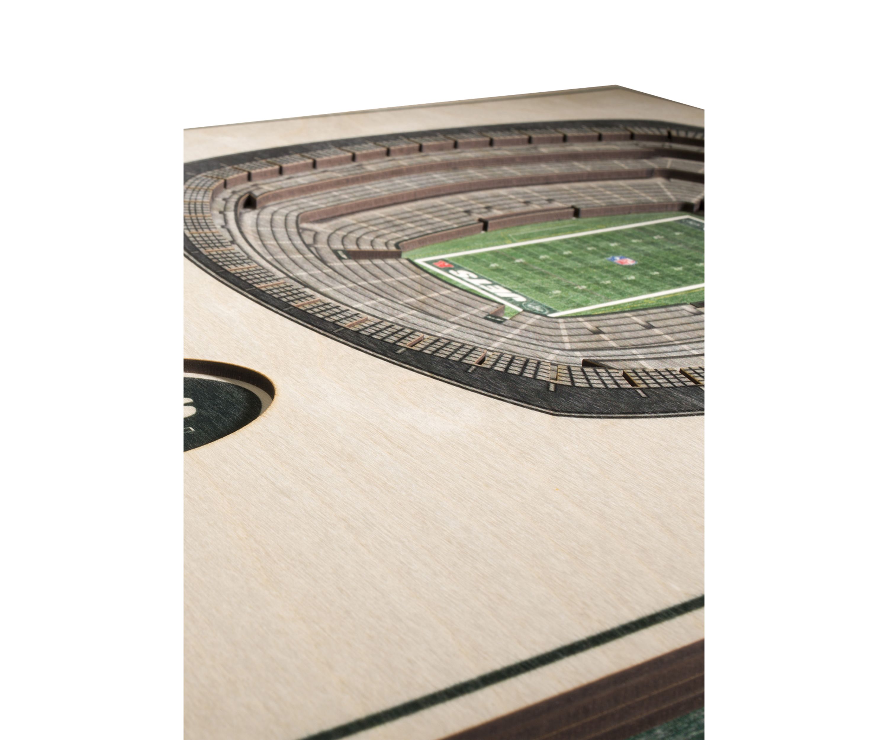 YouTheFan NFL New York Jets 5-Layer StadiumView 3D Wall Art - MetLife Stadium