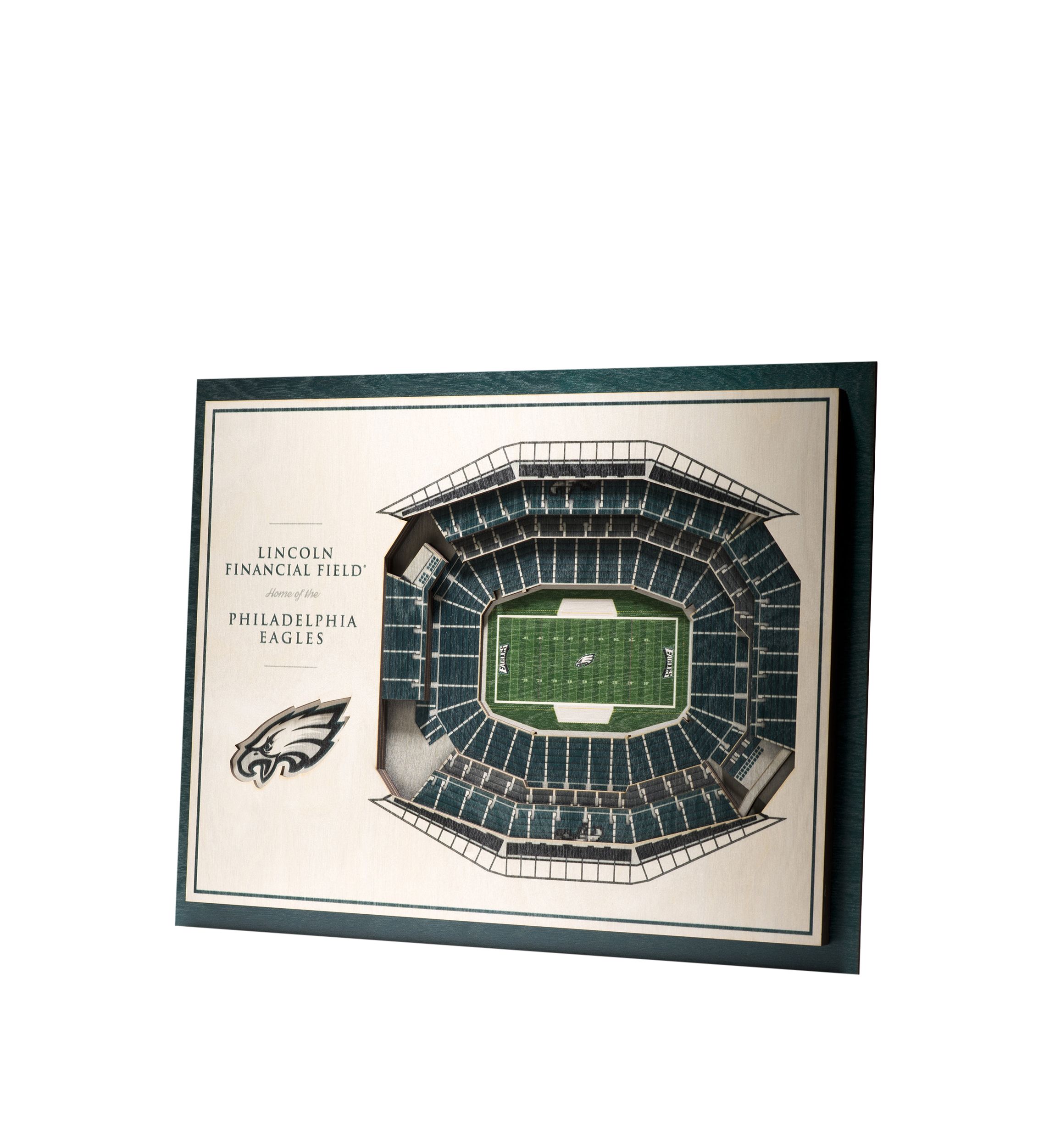 YouTheFan NFL Philadelphia Eagles 5-Layer StadiumView 3D Wall Art - Lincoln Financial Field