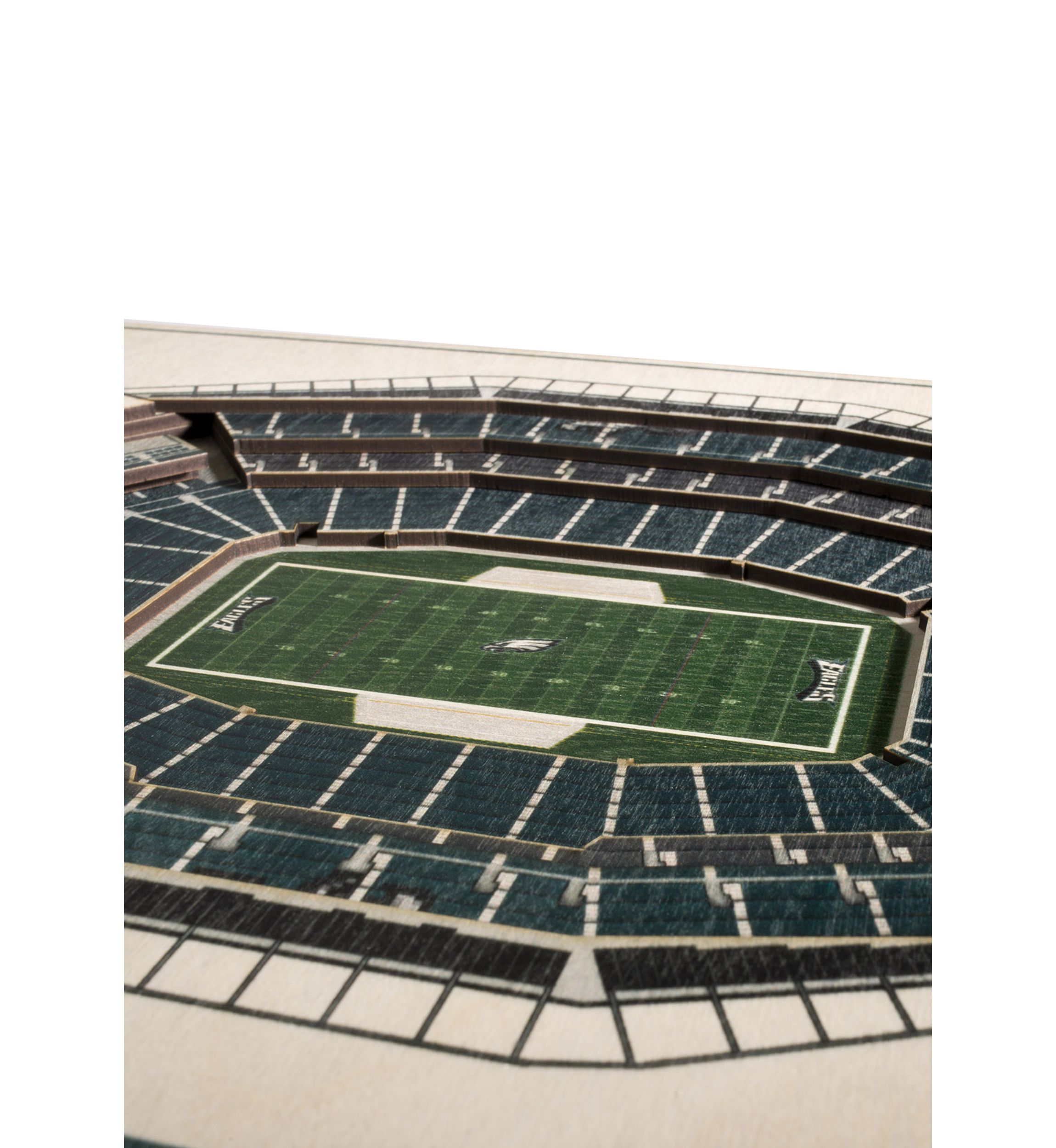 YouTheFan NFL Philadelphia Eagles 5-Layer StadiumView 3D Wall Art - Lincoln Financial Field
