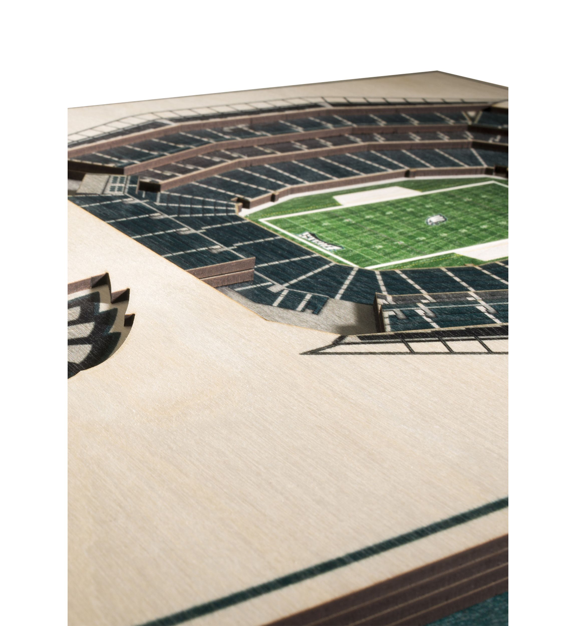 YouTheFan NFL Philadelphia Eagles 5-Layer StadiumView 3D Wall Art - Lincoln Financial Field