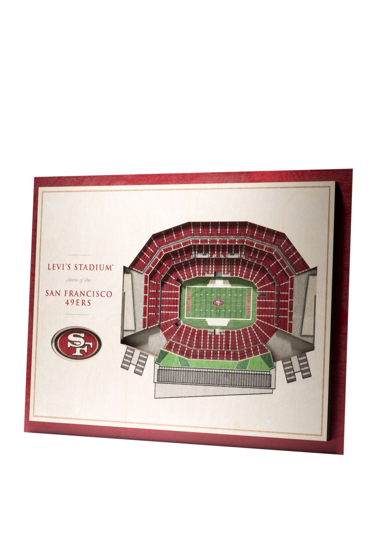 YouTheFan YouTheFan NFL San Francisco 49ers 5-Layer StadiumView 3D Wall ...