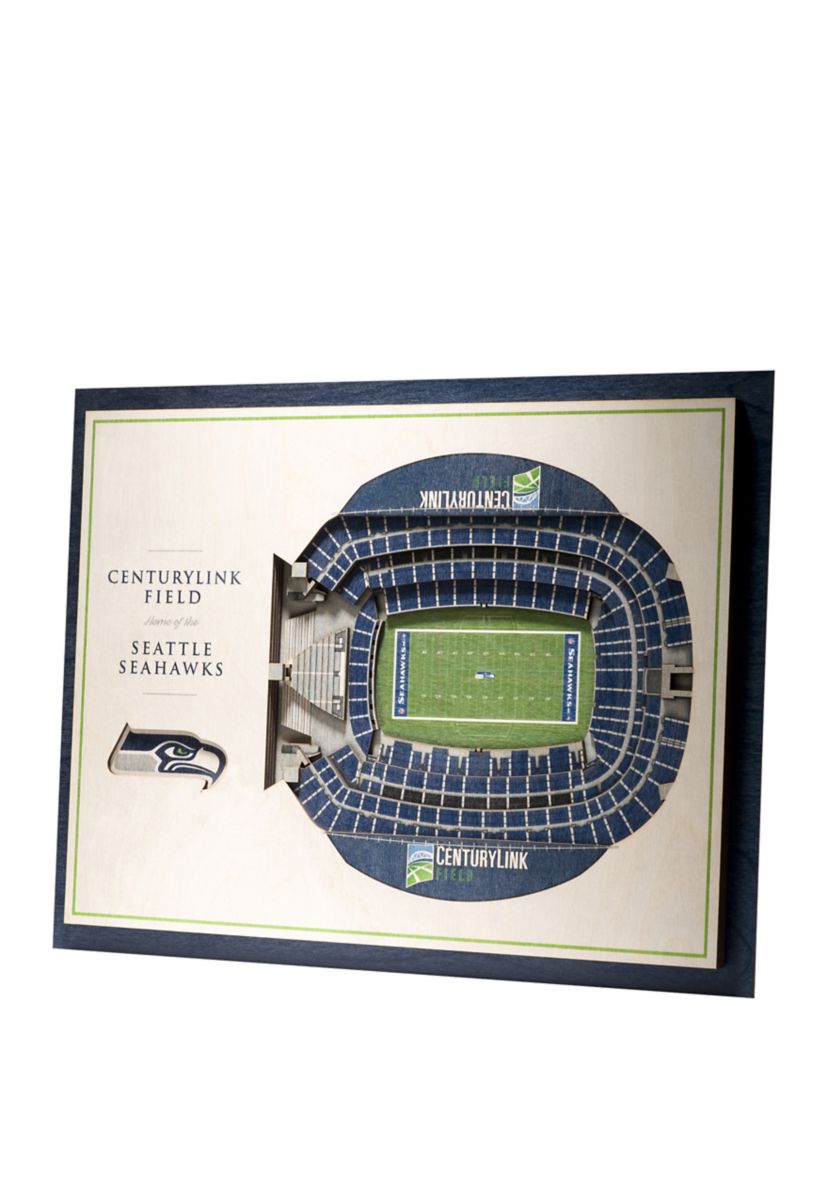 YouTheFan NFL Seattle Seahawks 5-Layer StadiumView 3D Wall Art - CenturyLink Field