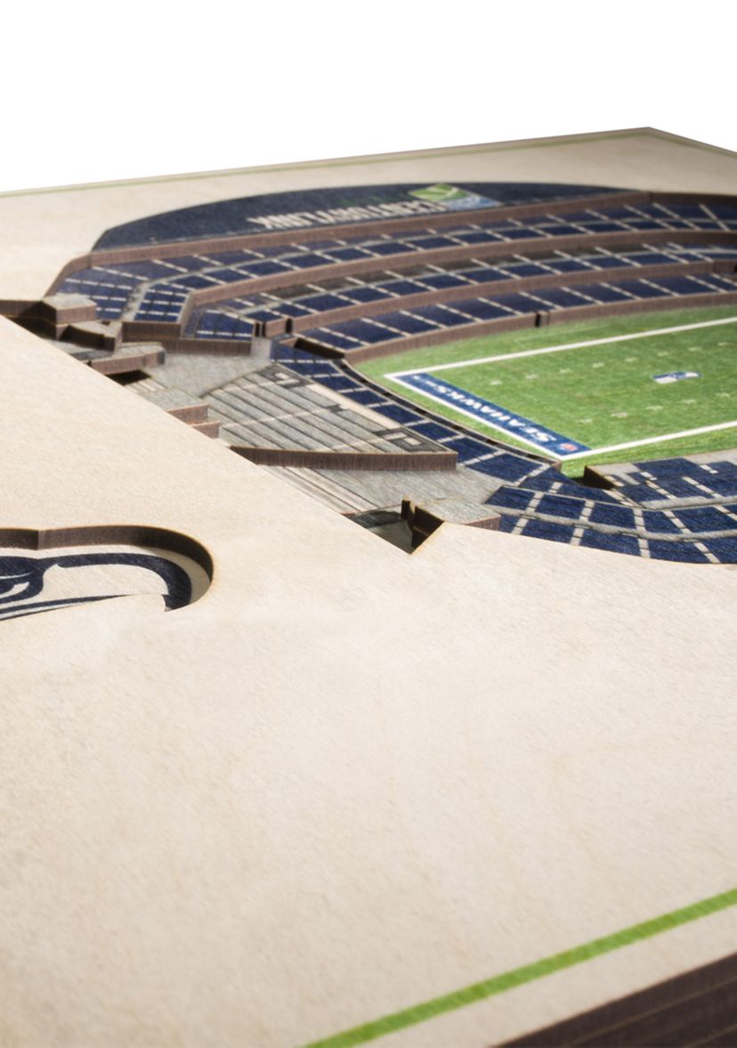 YouTheFan NFL Seattle Seahawks 5-Layer StadiumView 3D Wall Art - CenturyLink Field