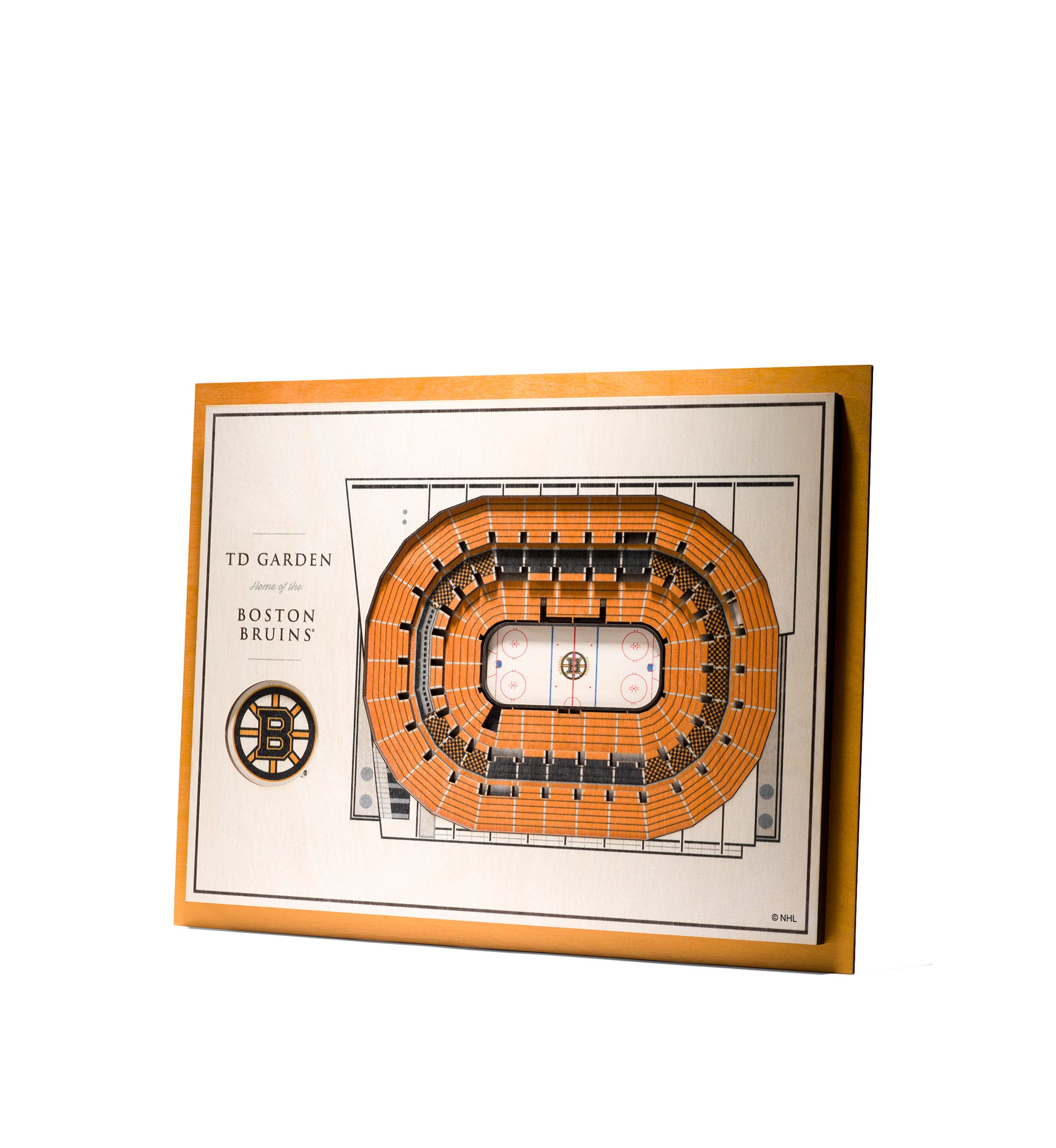 YouTheFan NHL Boston Bruins 5-Layer StadiumView 3D Wall Art - TD Garden
