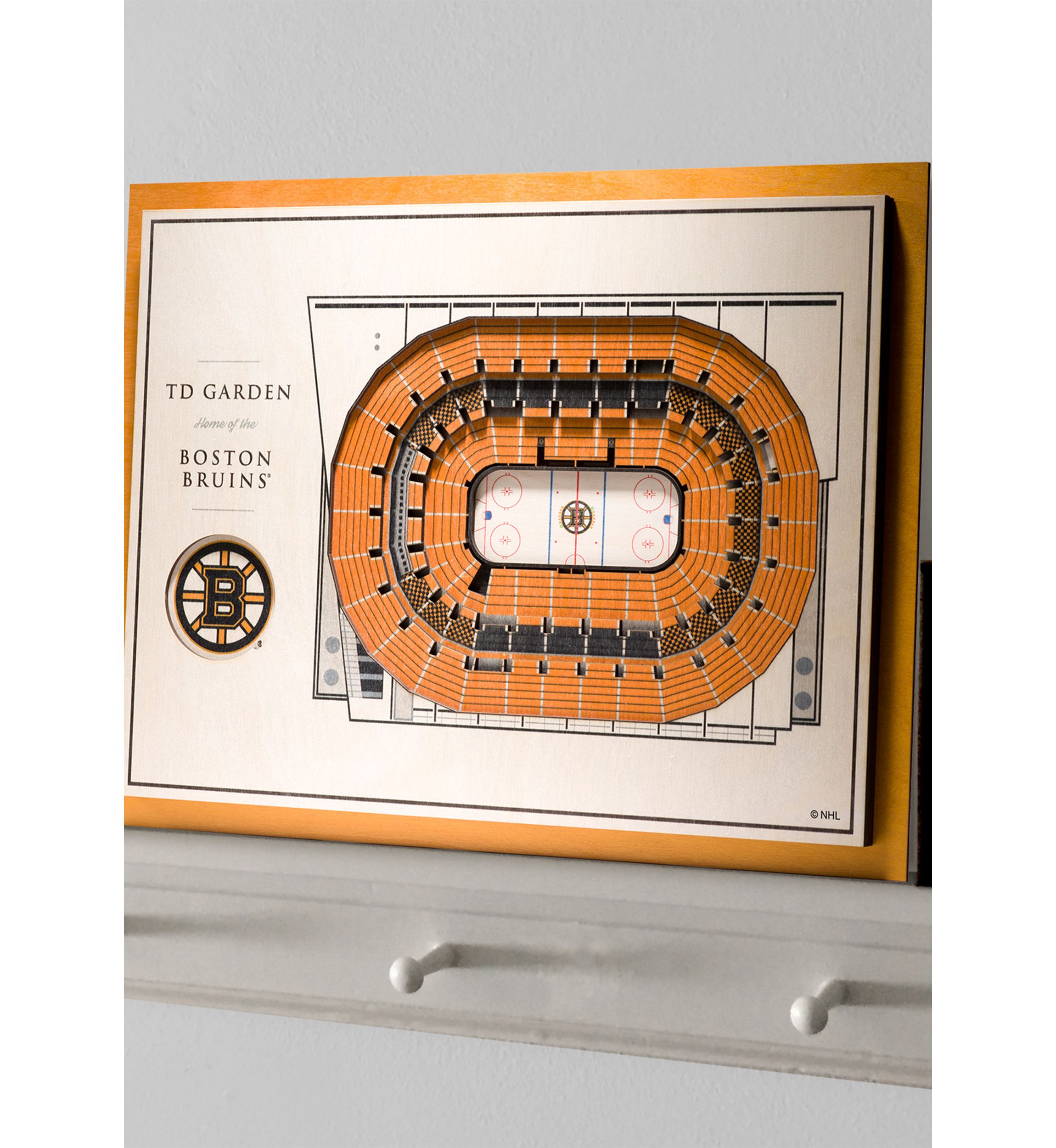 YouTheFan NHL Boston Bruins 5-Layer StadiumView 3D Wall Art - TD Garden