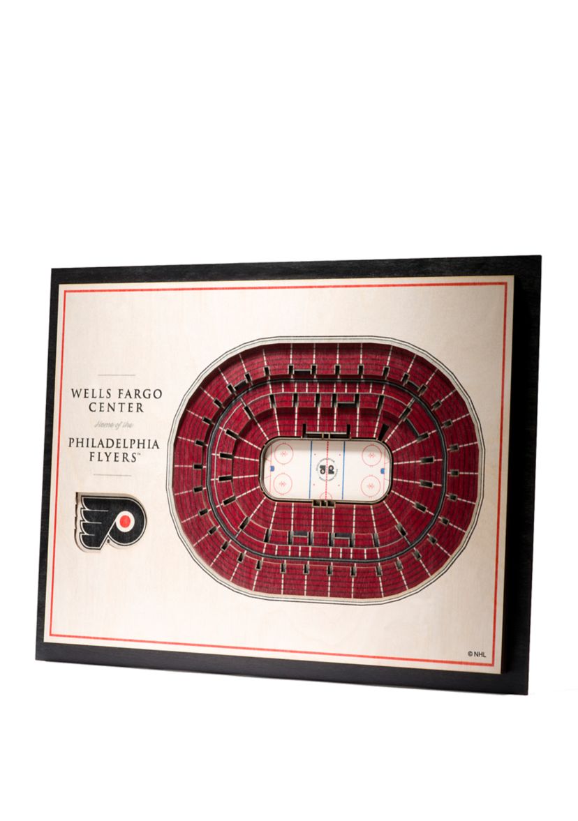 YouTheFan NHL Philadelphia Flyers 5-Layer StadiumView 3D Wall Art - Wells Fargo Center