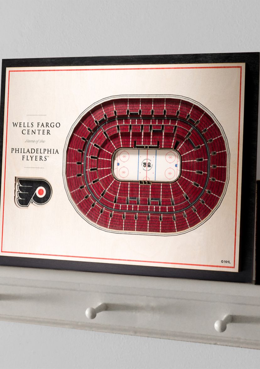 YouTheFan NHL Philadelphia Flyers 5-Layer StadiumView 3D Wall Art - Wells Fargo Center