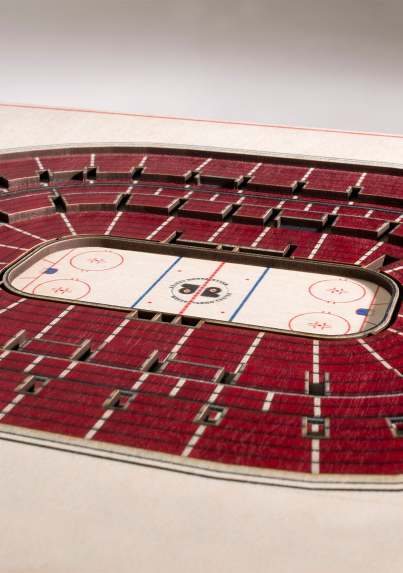 YouTheFan NHL Philadelphia Flyers 5-Layer StadiumView 3D Wall Art - Wells Fargo Center